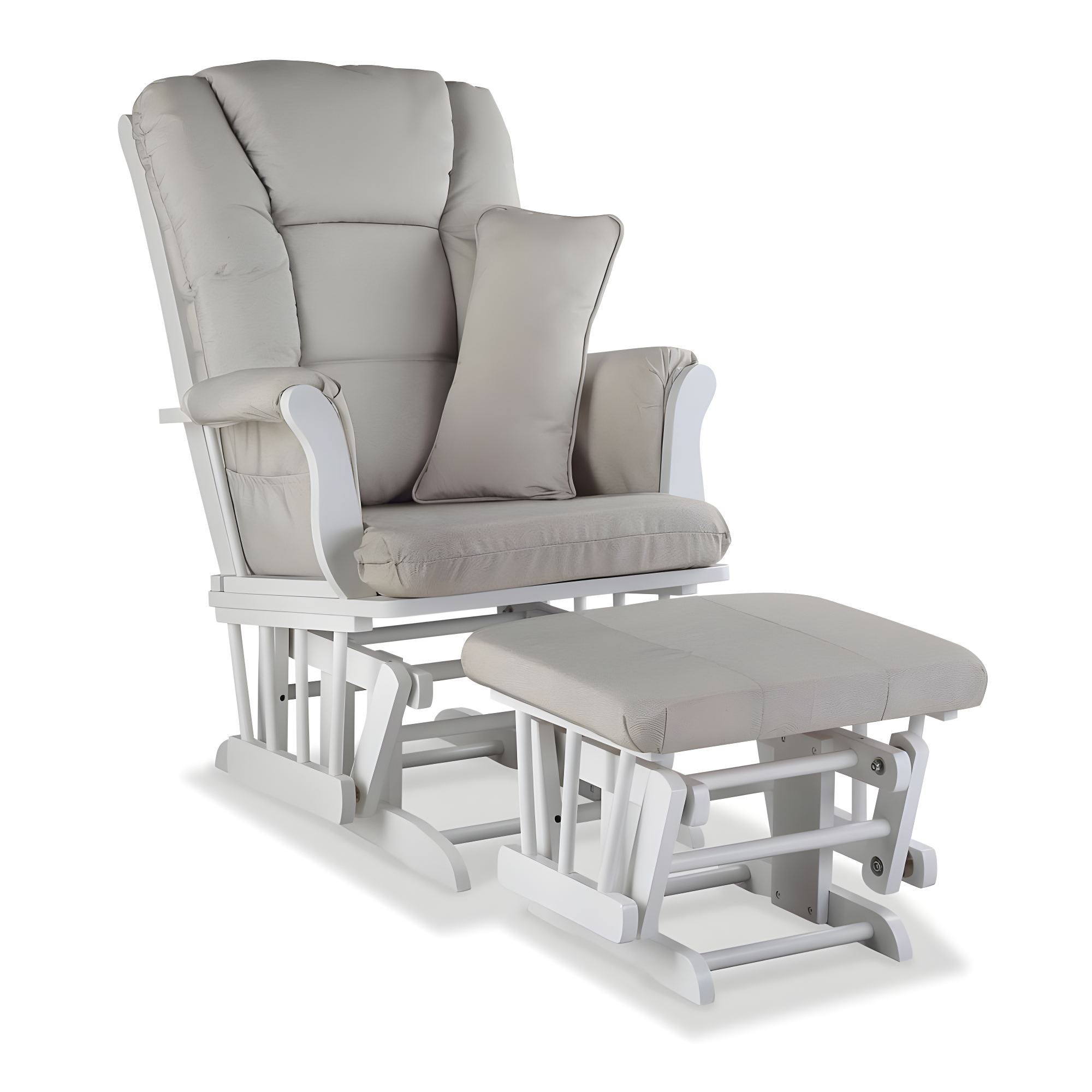 Tuscany Rocking Chair Glider with Ottoman