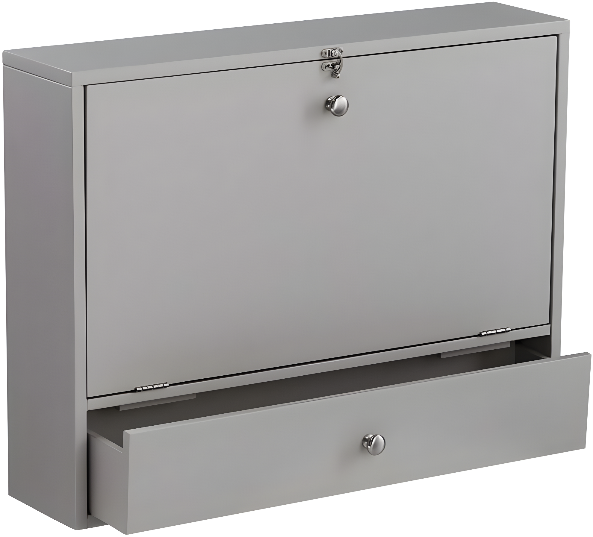 Benwick Wall Mount Laptop Desk, Gray