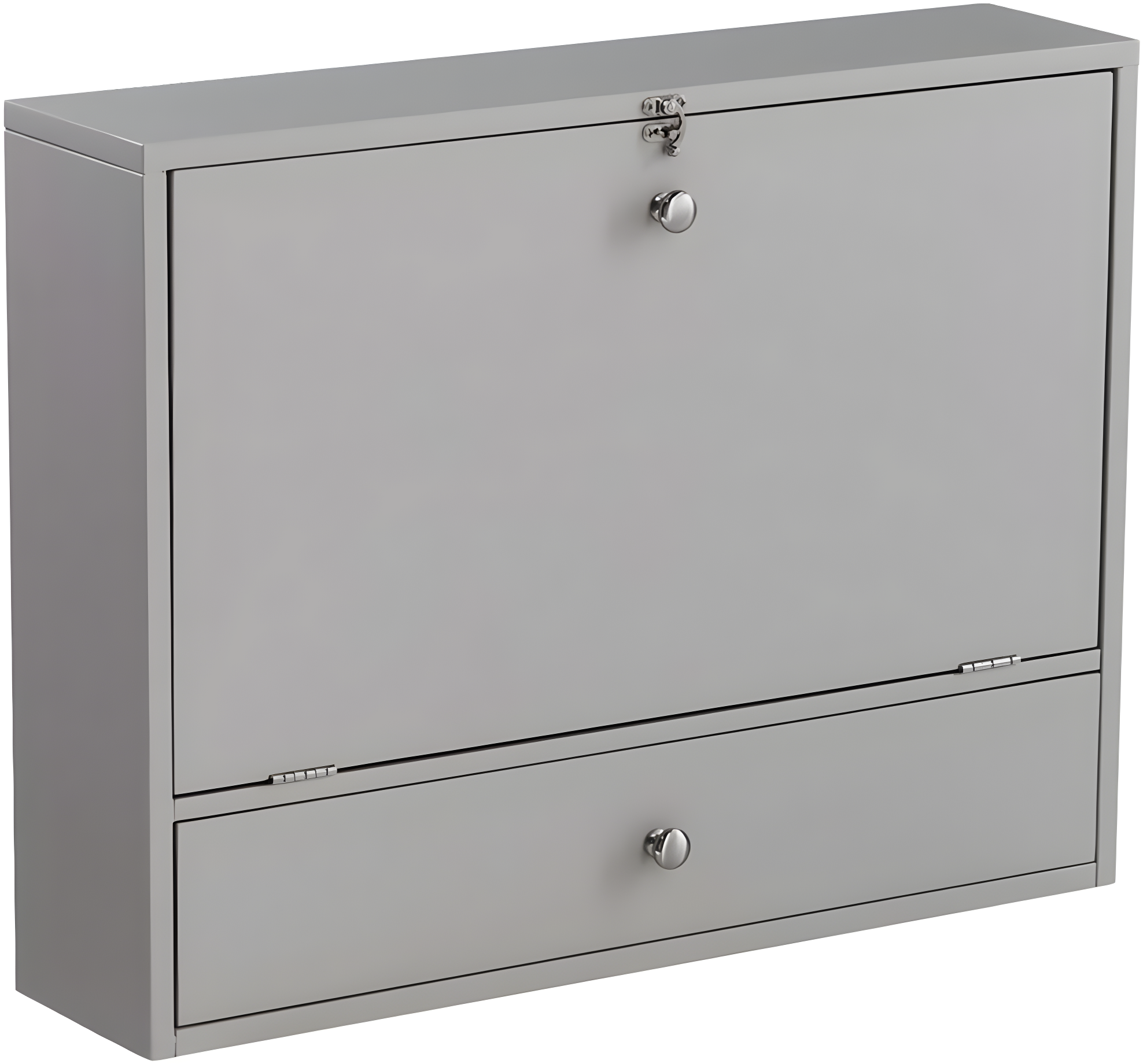 Benwick Wall Mount Laptop Desk, Gray