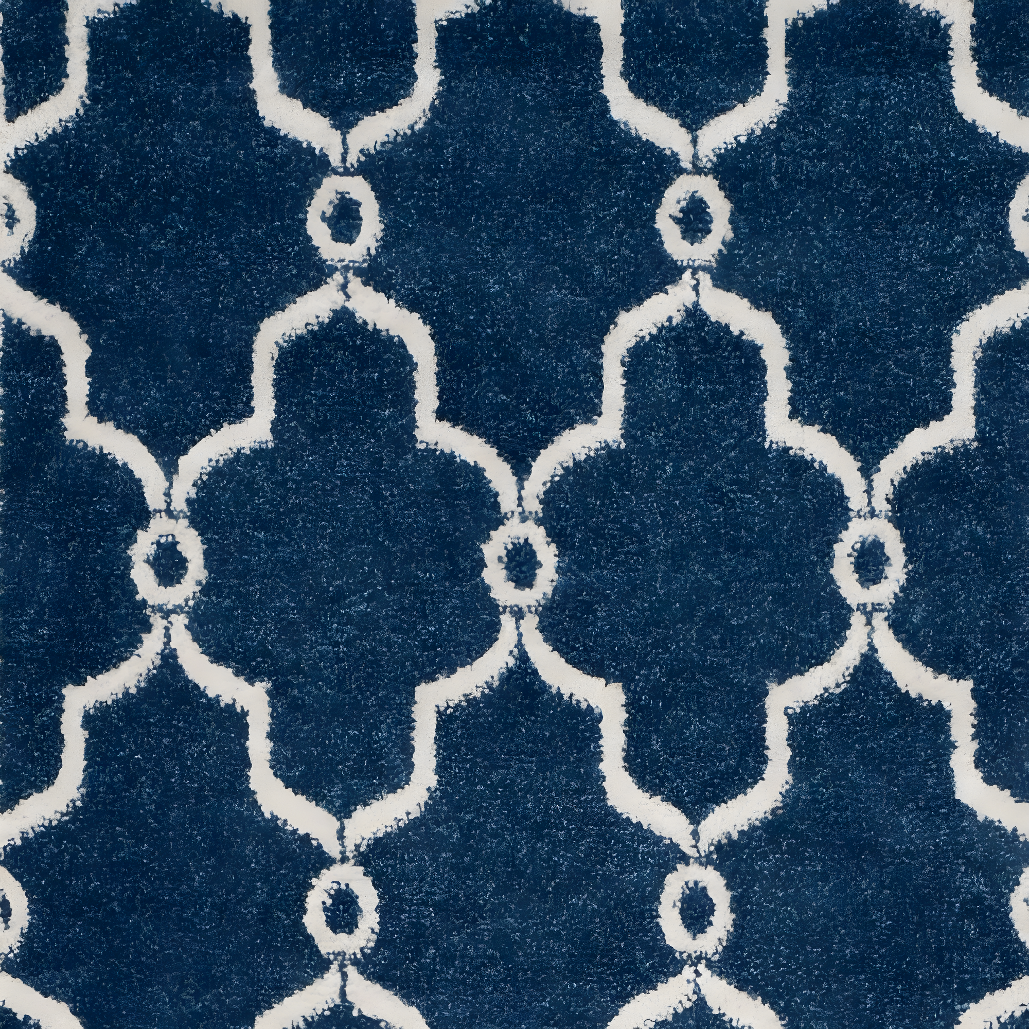 Amherst AMT414 Power Loomed Indoor Runner Rug - Navy/Beige - 2'3"x9' - Safavieh