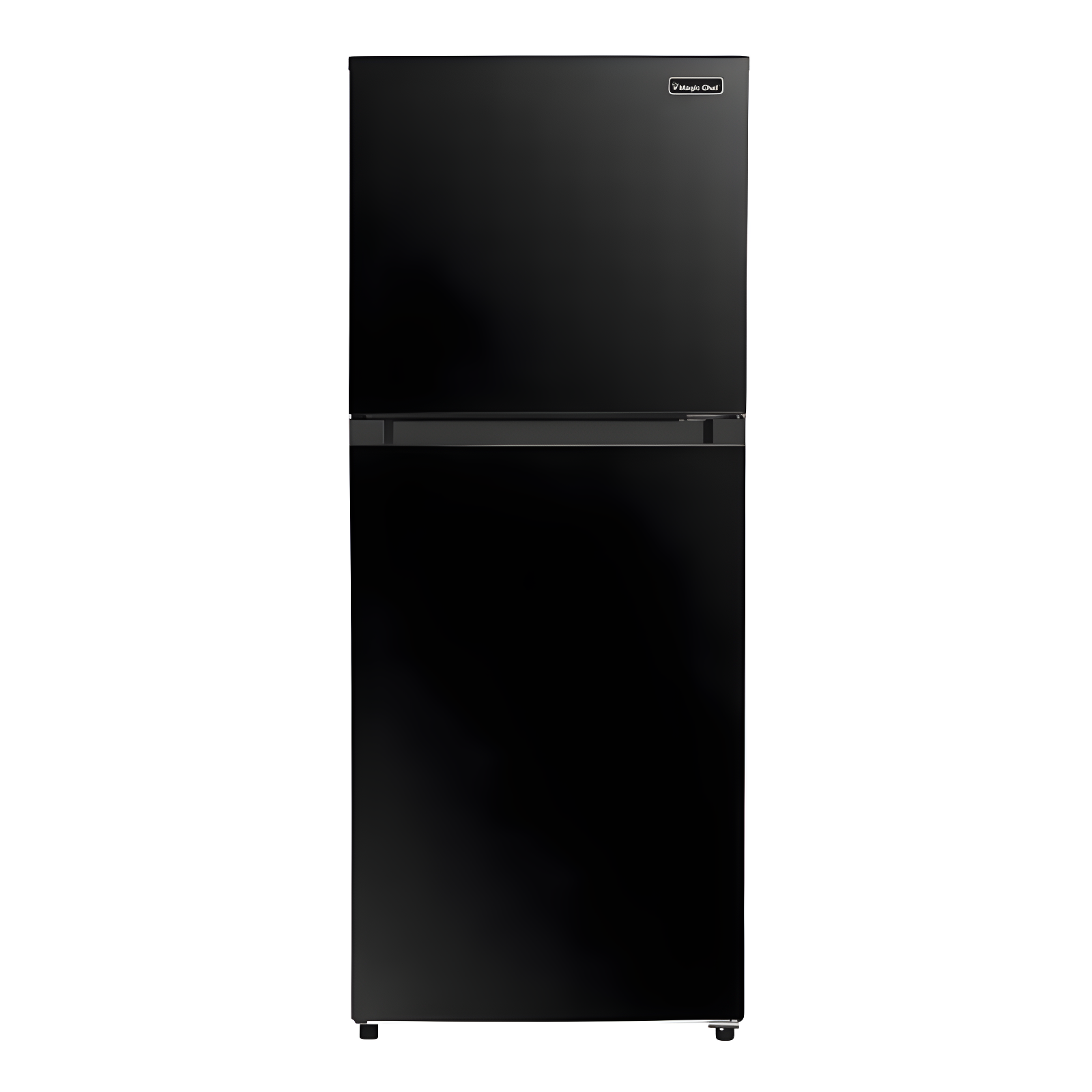 Magic Chef Magic Chef 10.1-cu. ft. Refrigerator with Top Freezer in Platinum Steel