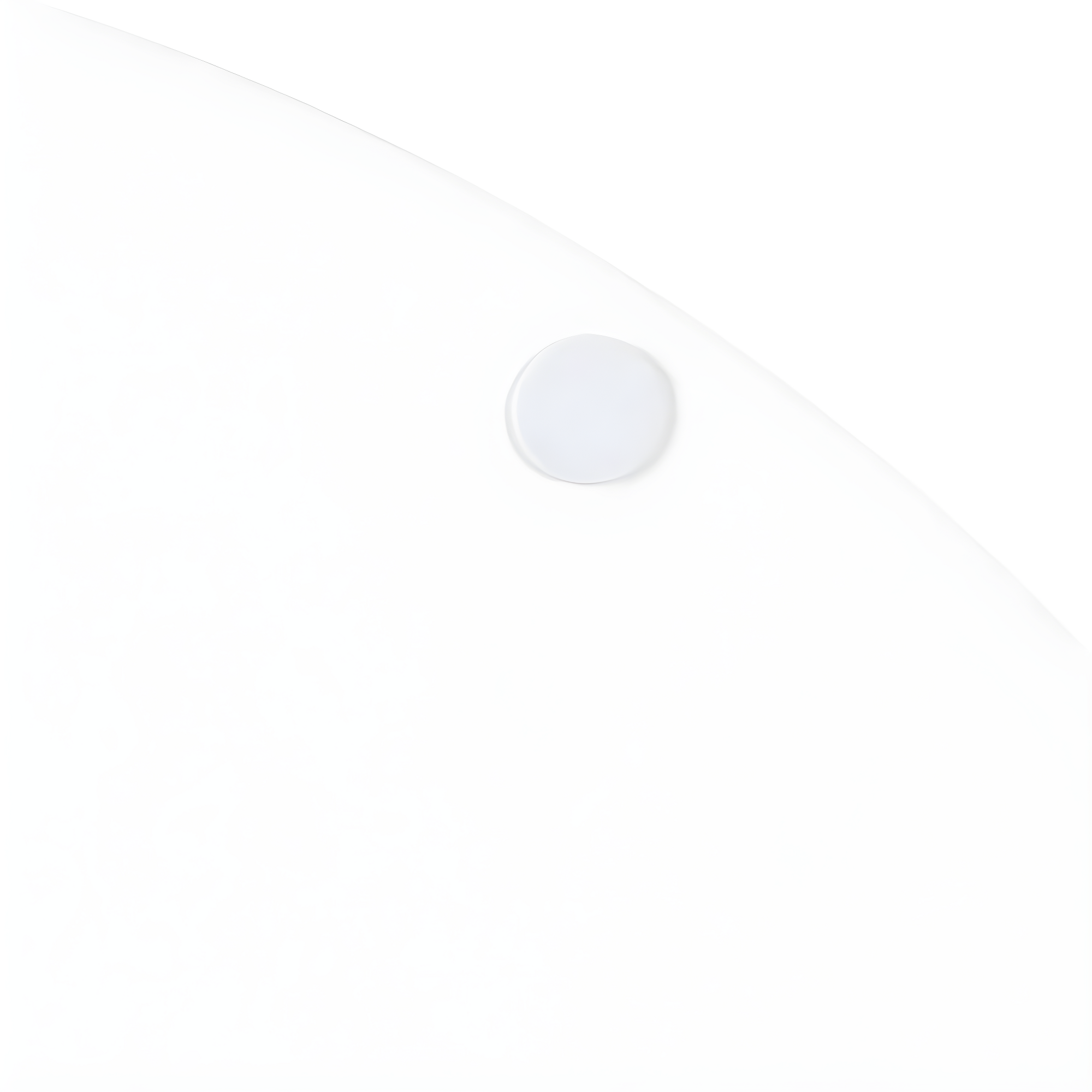 Kate and Laurel Lipton Tray, 15.5" Diameter, White and Silver
