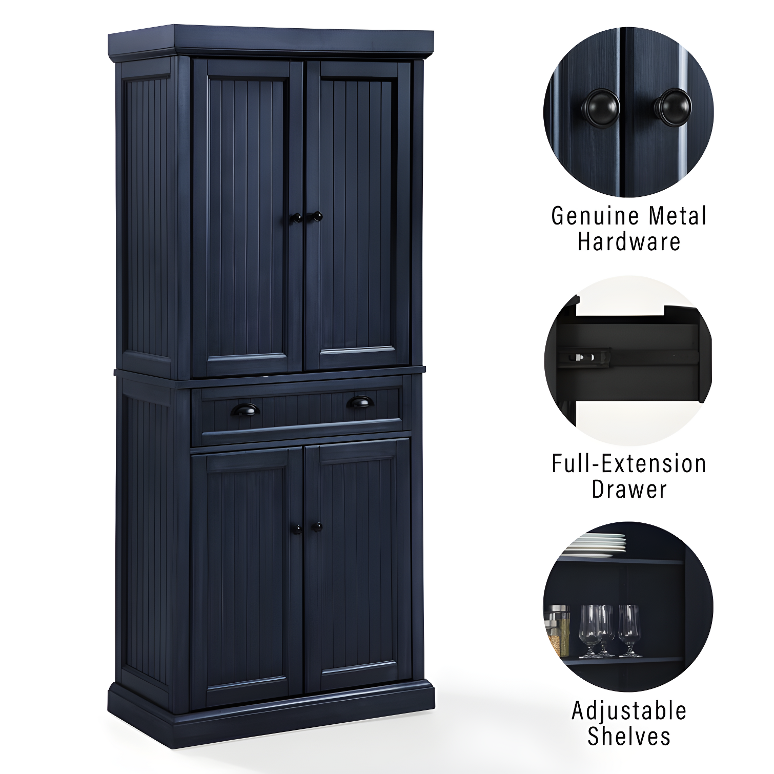 Seaside 72'' Kitchen Pantry