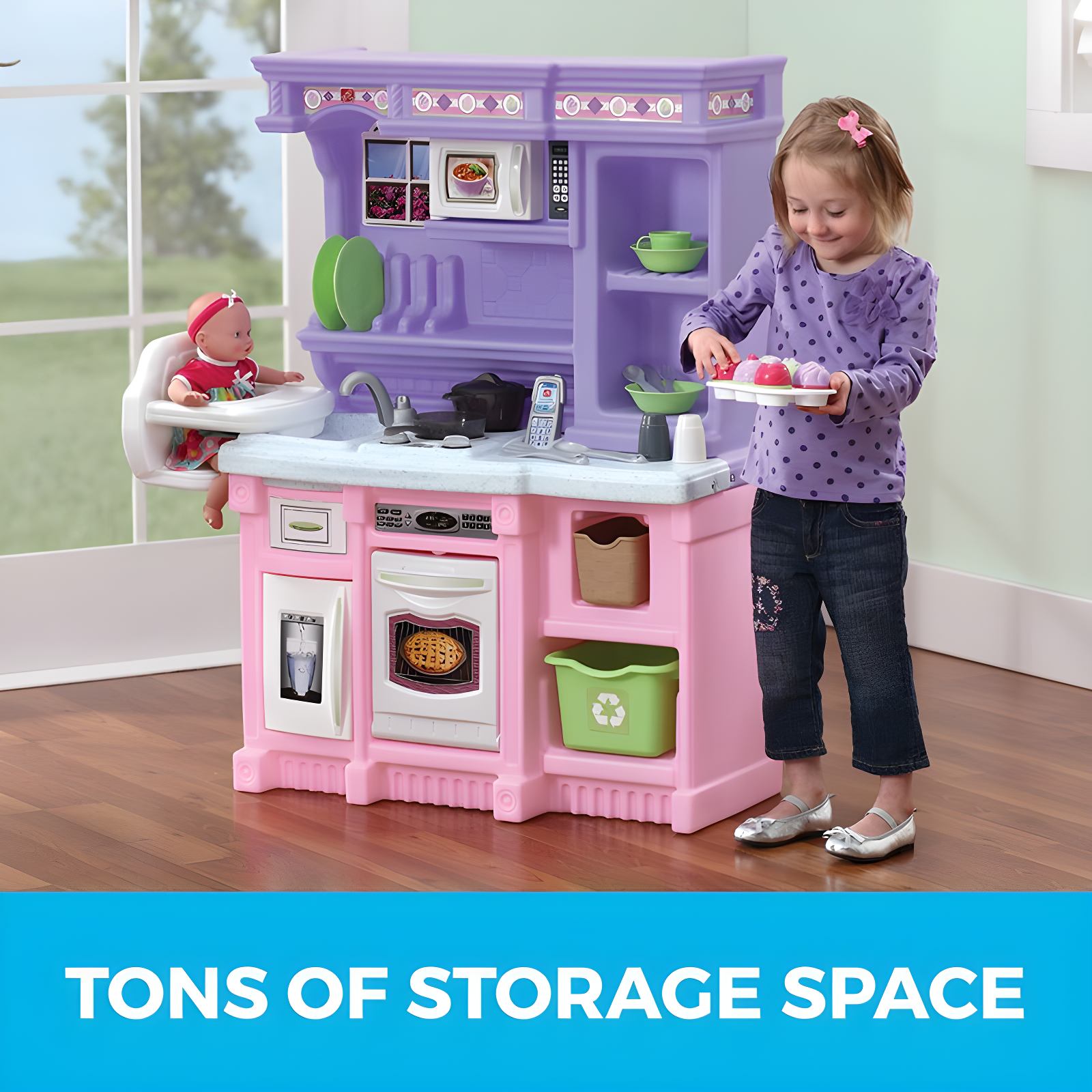 Step2 Step2 Little Bakers Toddler Pretend Play Toy Kitchen Set