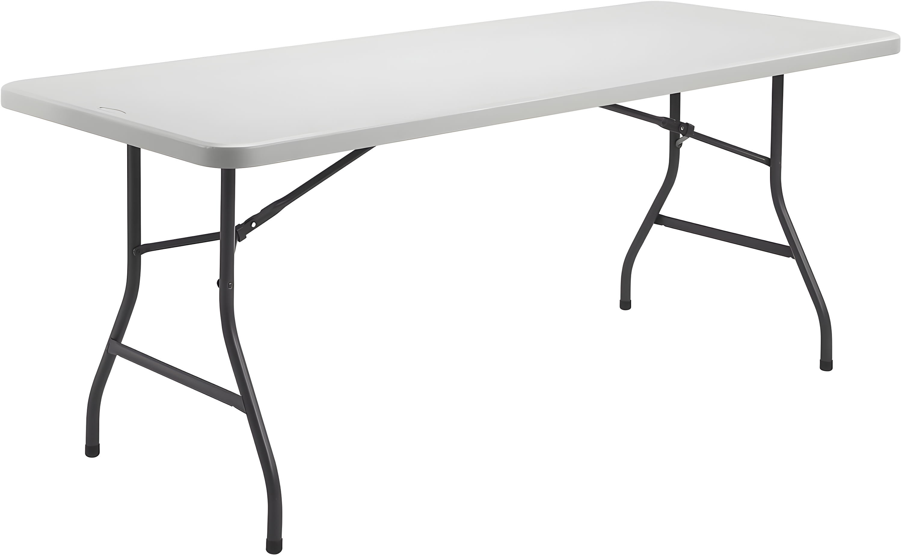 Lorell Ultra-Lite Folding Table - Powder Coated Base X 96" Table Top Width X 30" Table Top Depth - 29.25" Height - Platinum, Gray | Wayfair