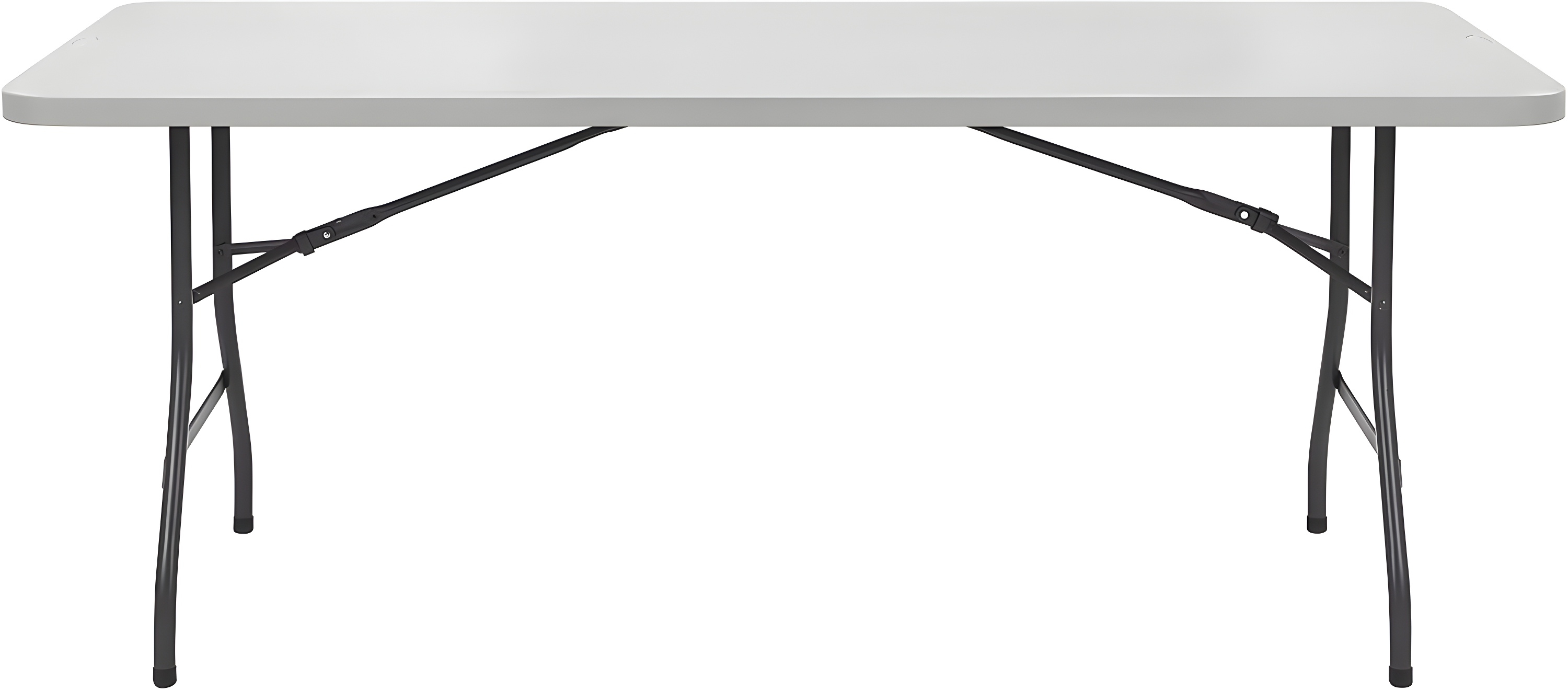 Lorell Ultra-Lite Folding Table - Powder Coated Base X 96" Table Top Width X 30" Table Top Depth - 29.25" Height - Platinum, Gray | Wayfair