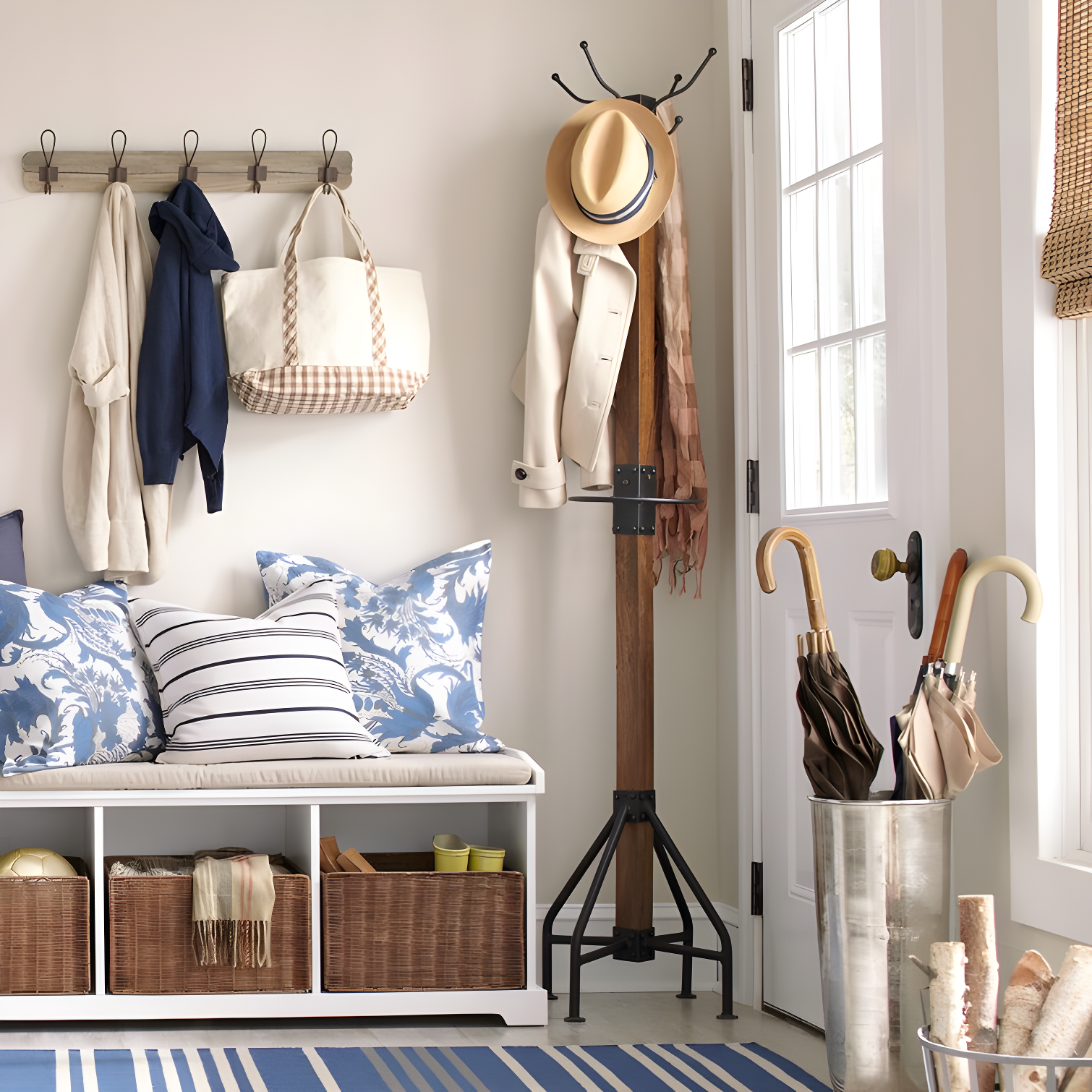 Donan 8 - Hooks Freestanding Coat Rack