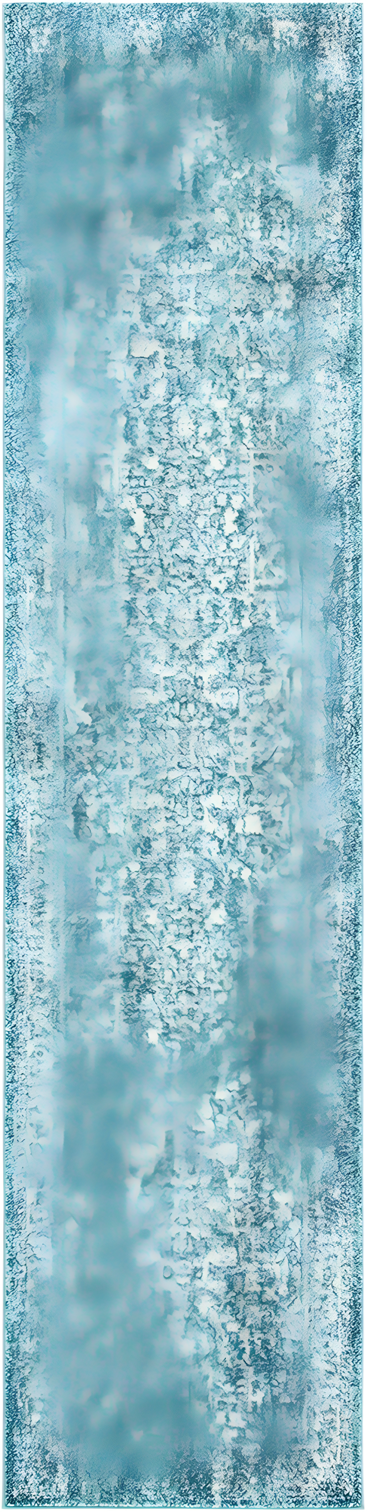 Evoke EVK256 Power Loomed Indoor Runner - Blue/Ivory - 2'2"x17' - Safavieh
