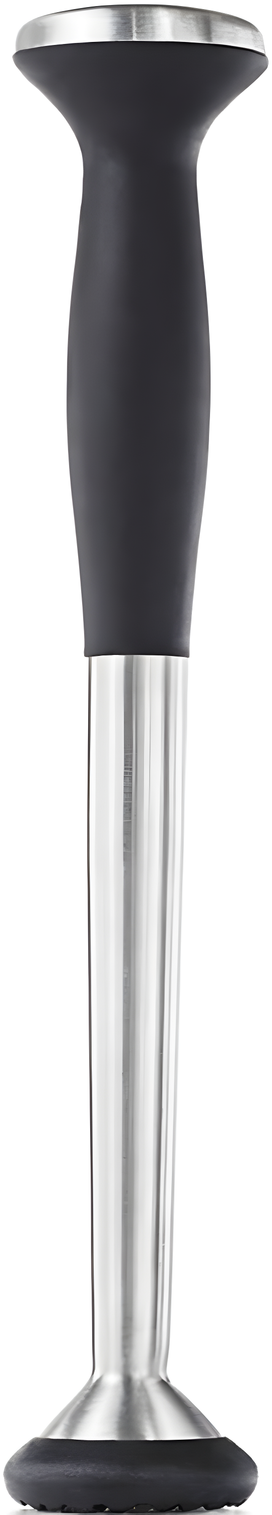 9-Inch Black and Silver Stainless Steel Muddler with Nylon Head