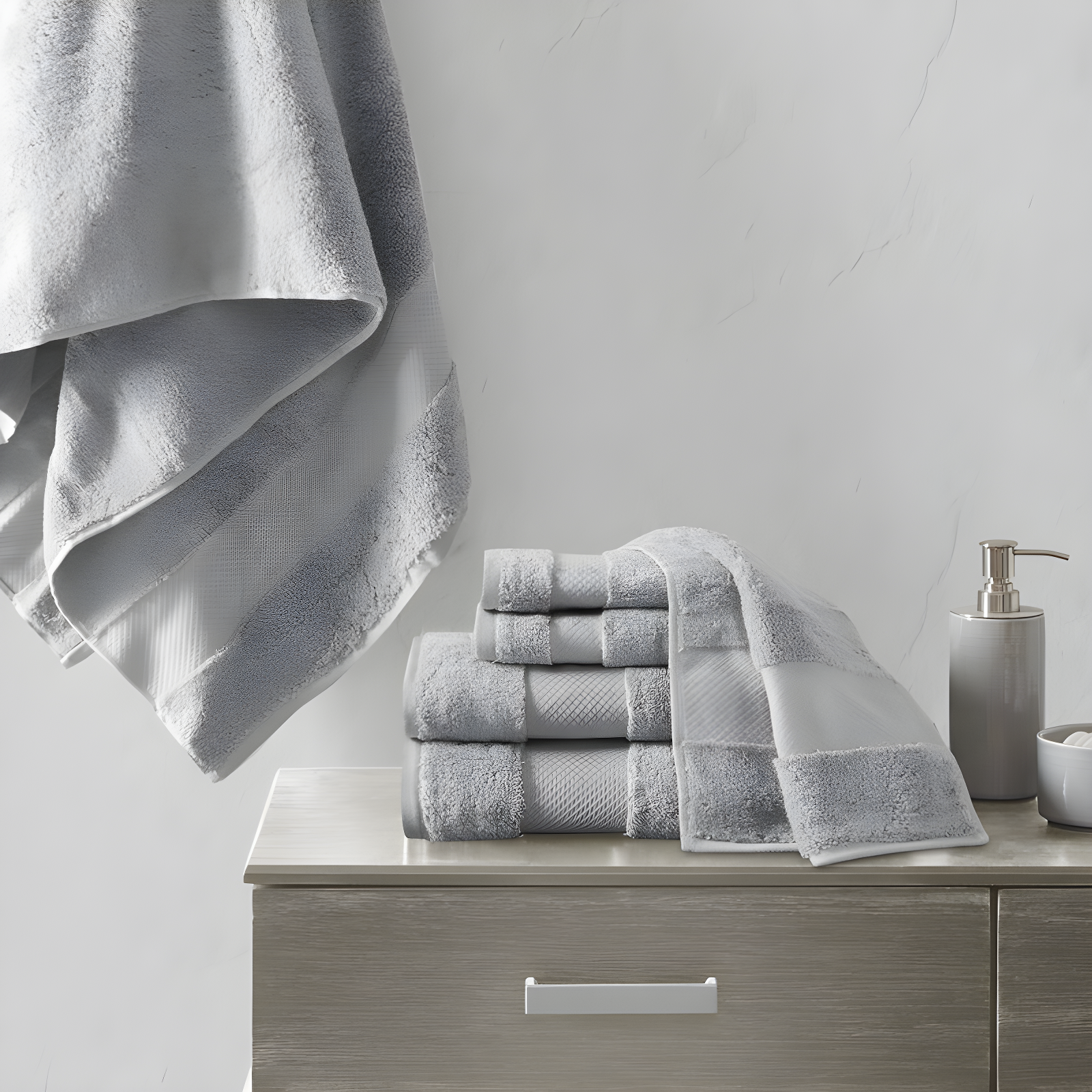 Turkish 100% Cotton Oversized Towel Set