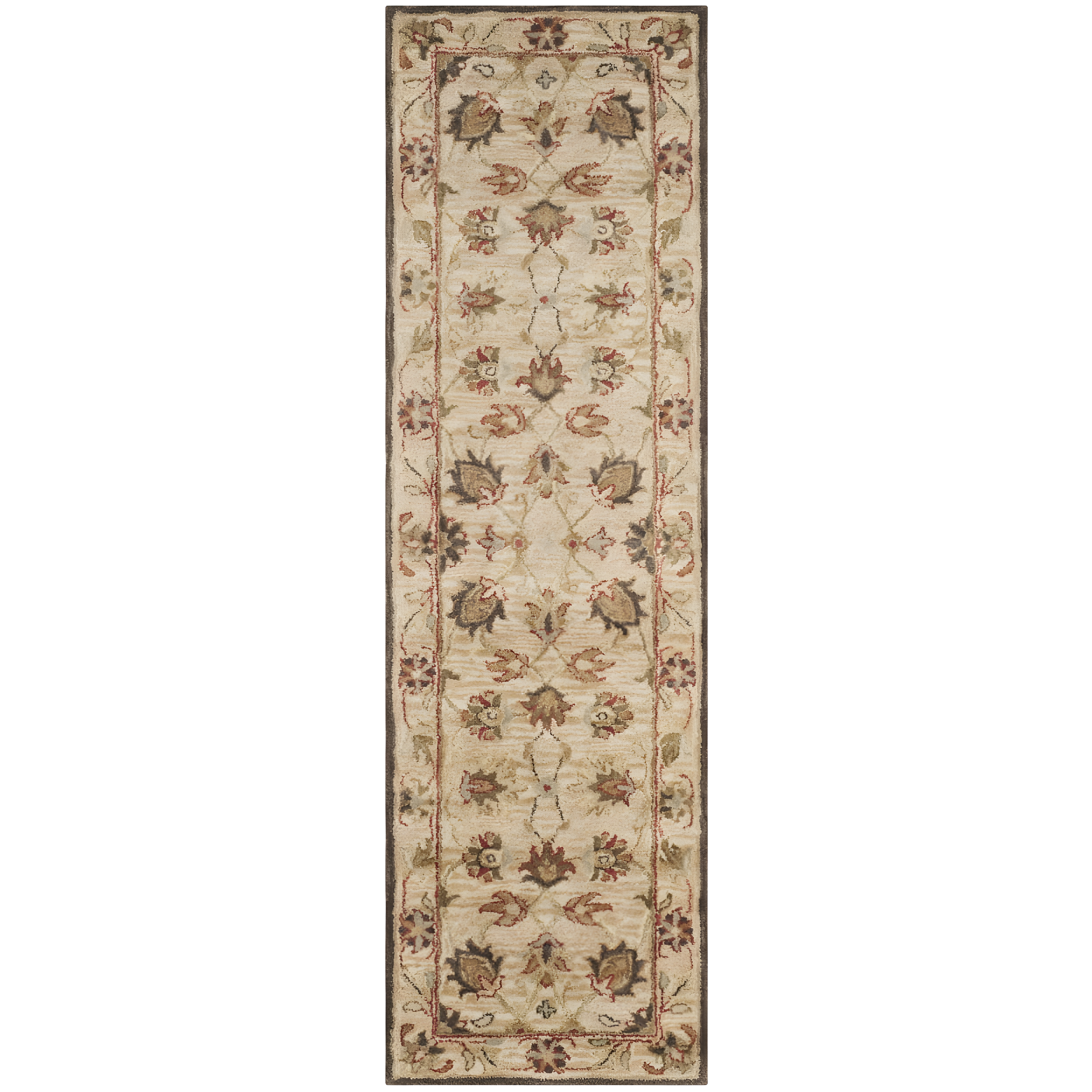 Antiquity AT812 Hand Tufted Indoor Runner Rug - Beige/Beige - 2'3"x8' - Safavieh