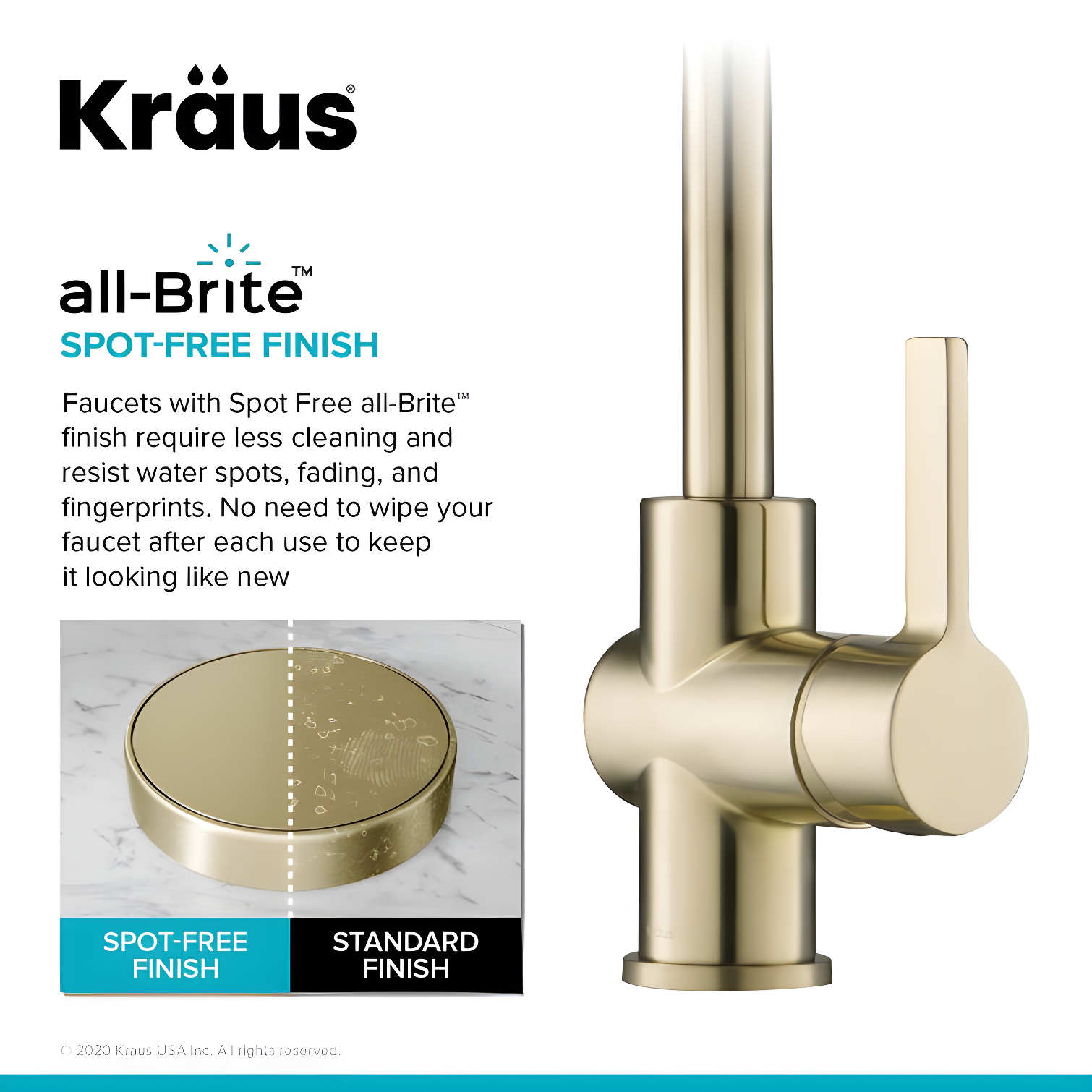 KRAUS Britt Commercial Style Single Handle Pull Down Kitchen Faucet