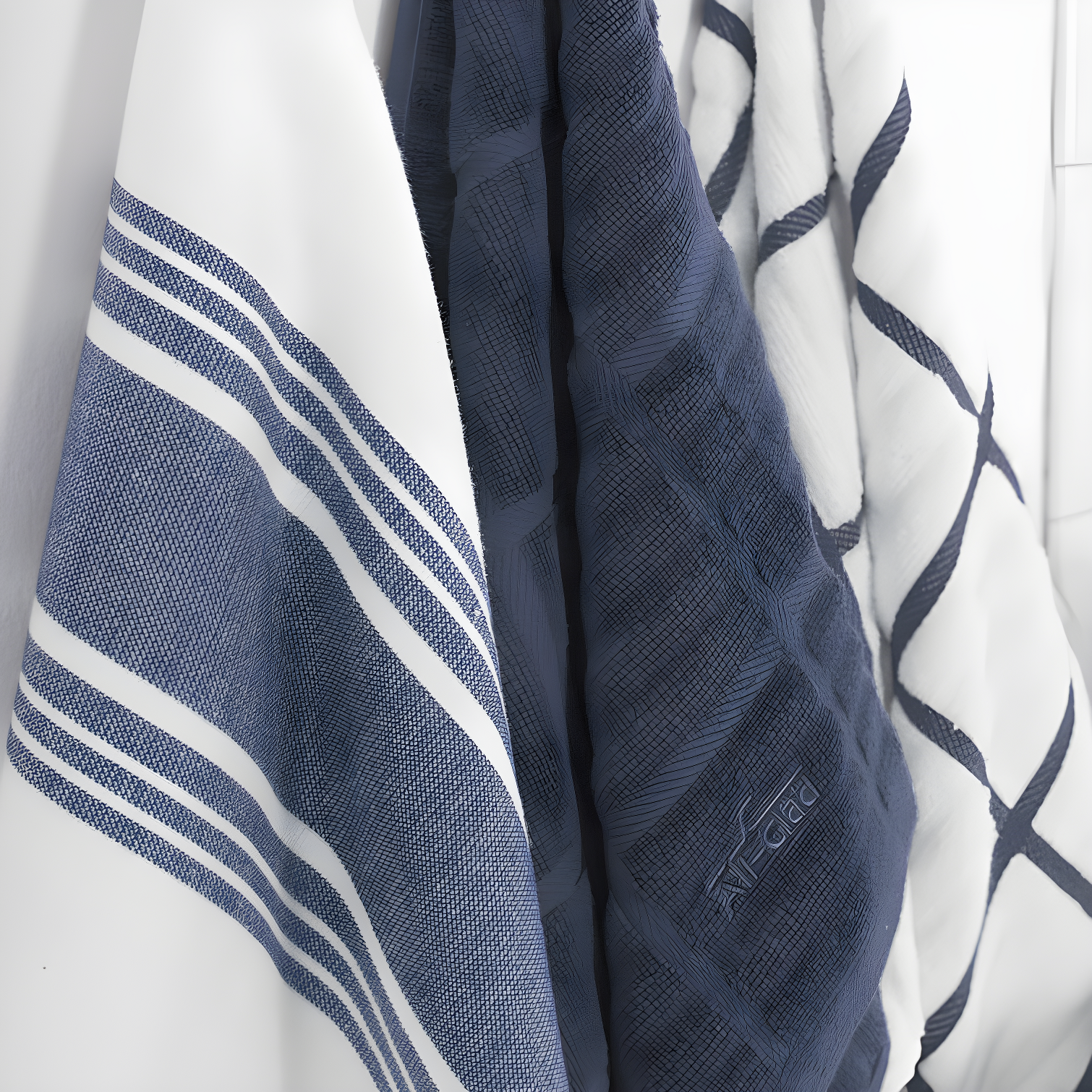 Dual Striped Tea Towel