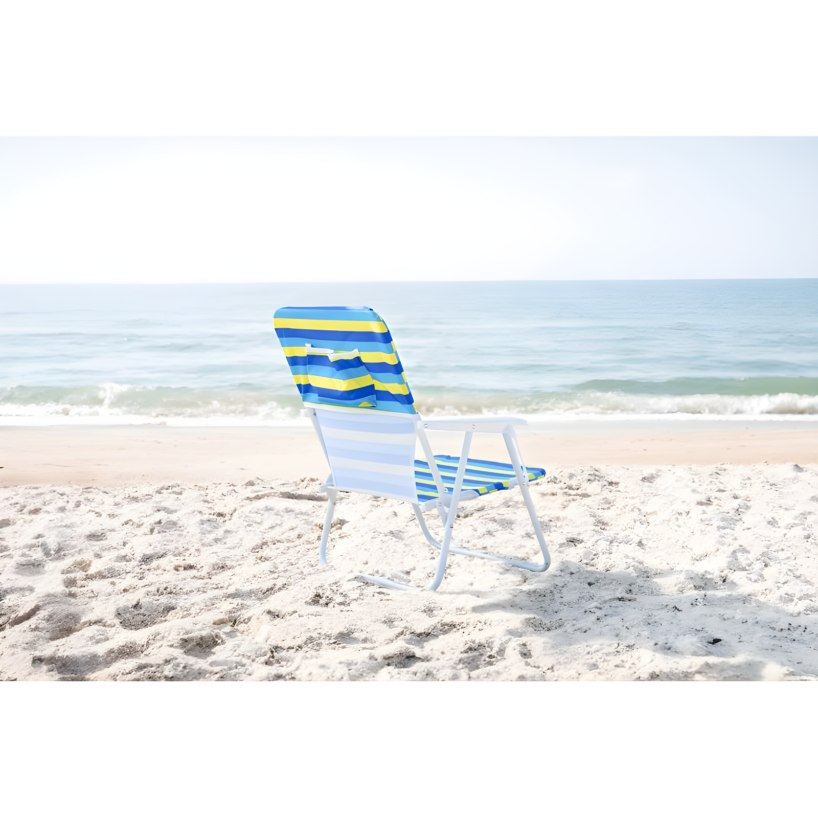 Caribbean Joe Burlap Folding Beach Chair
