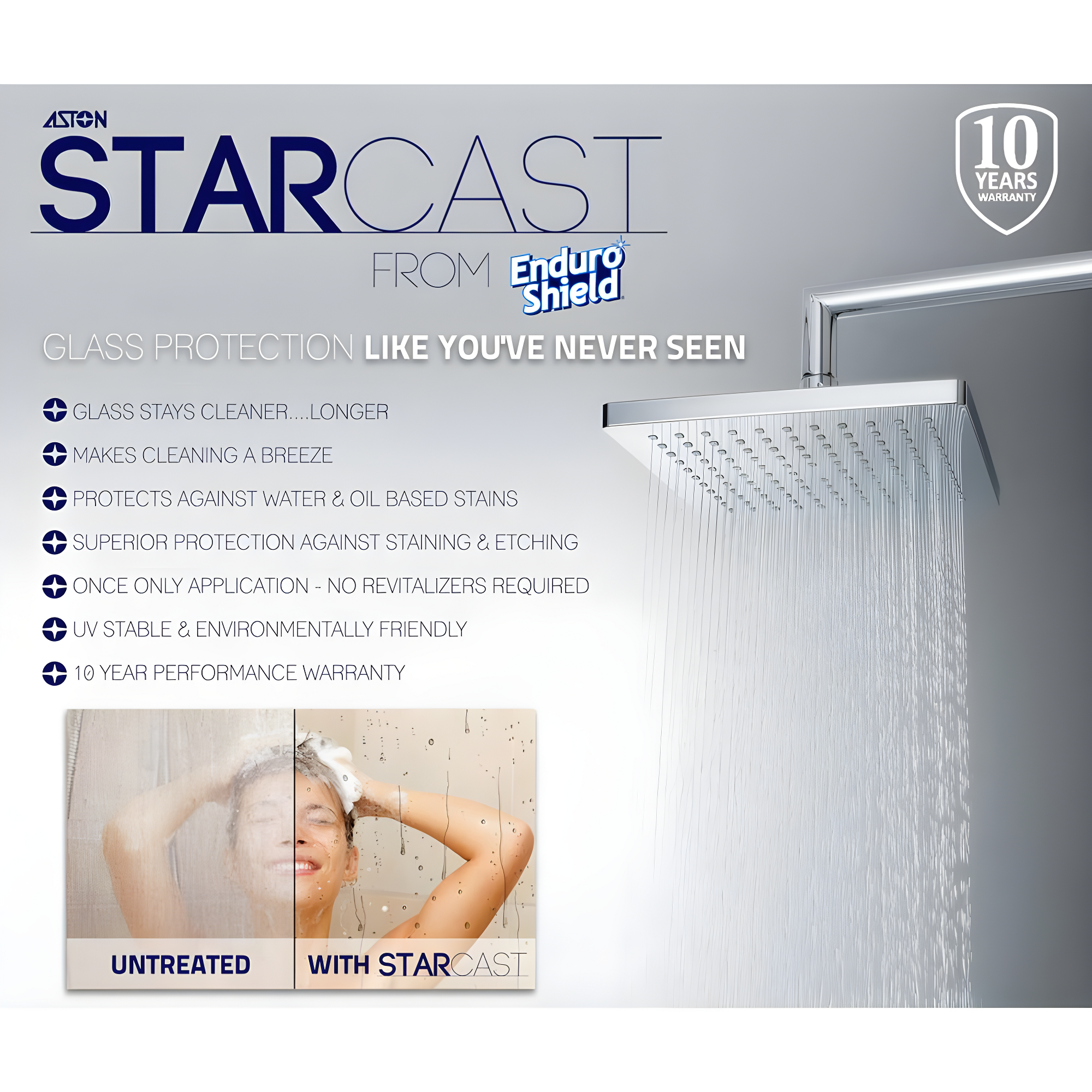 Aston Langham XL 60" - 64" W x 30" D x 80" H Frameless Rectangle Sliding Shower Enclosure SEN979EZ.UC-CH-643080-R