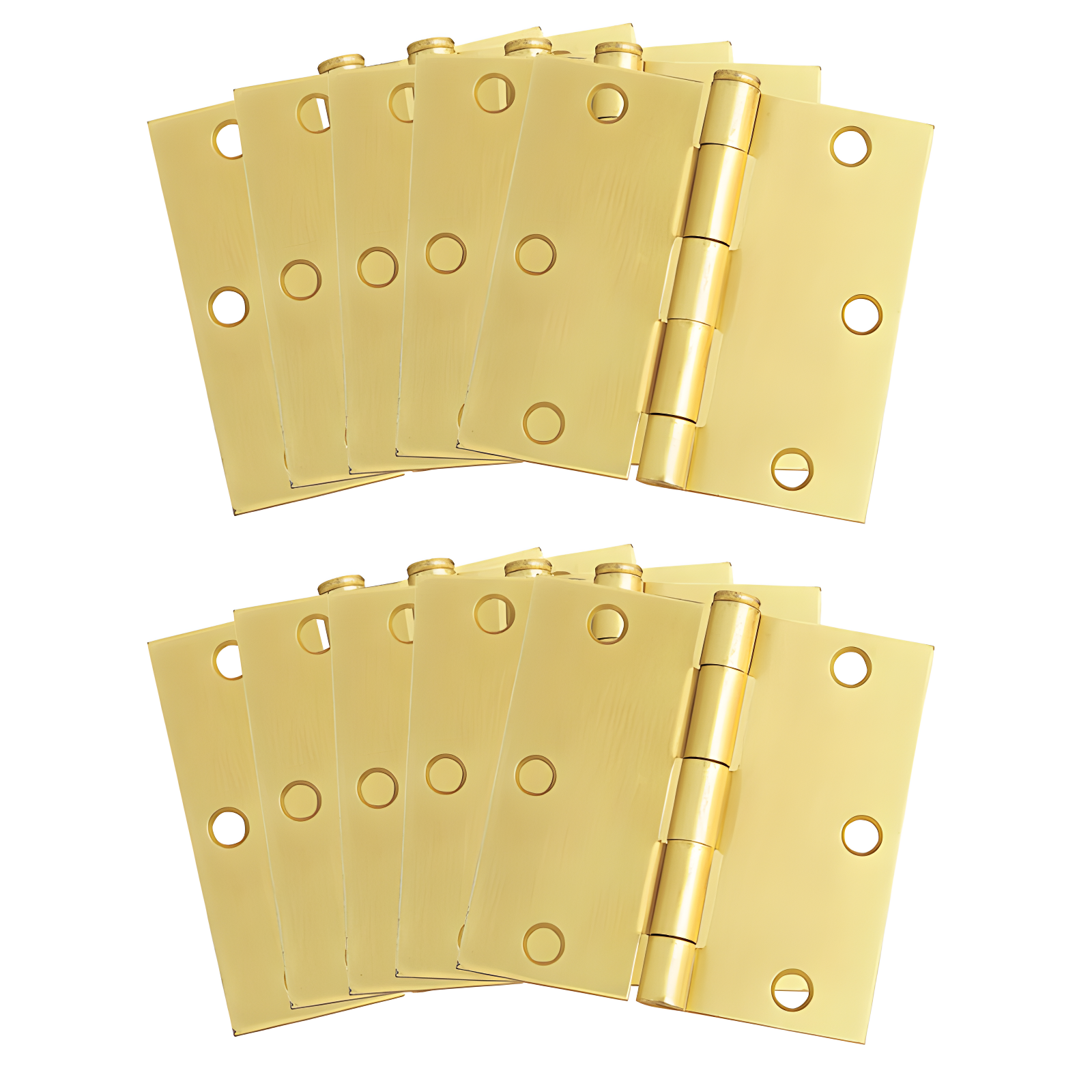 Design House 3-1/2 in. Butt Bearing 10 Door Hinges (Set of 10)
