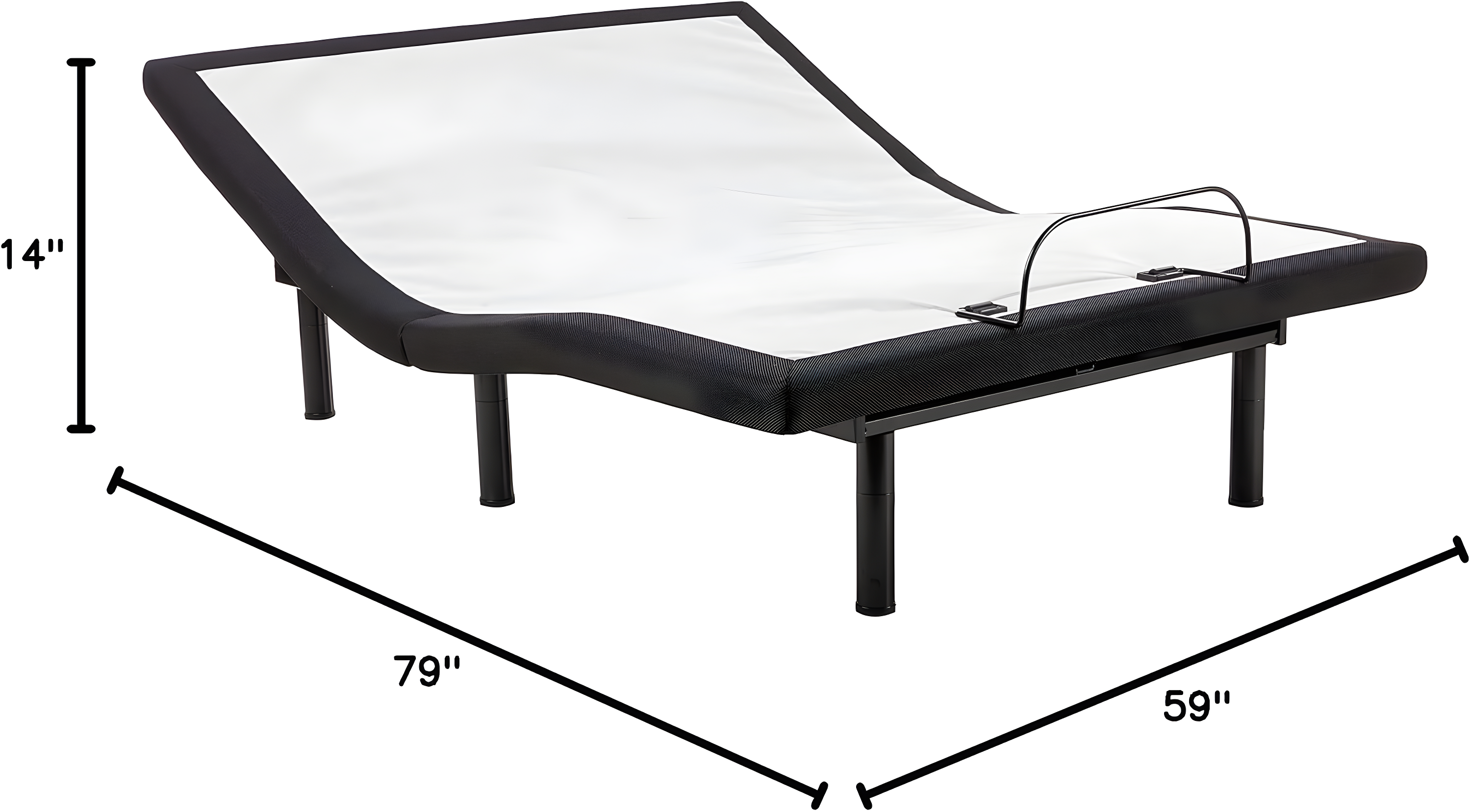 Honaz Adjustable Bed with Wireless Remote