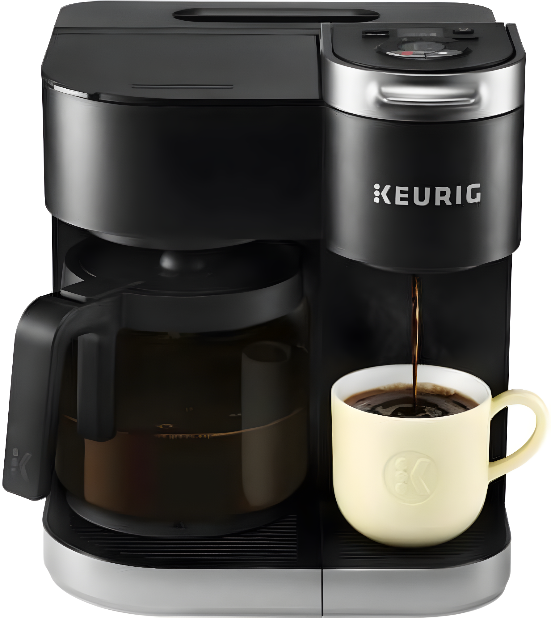 Keurig K-Duo Coffee Maker, with Single-Serve K-Cup Pod, and 12 Cup Carafe Brewer