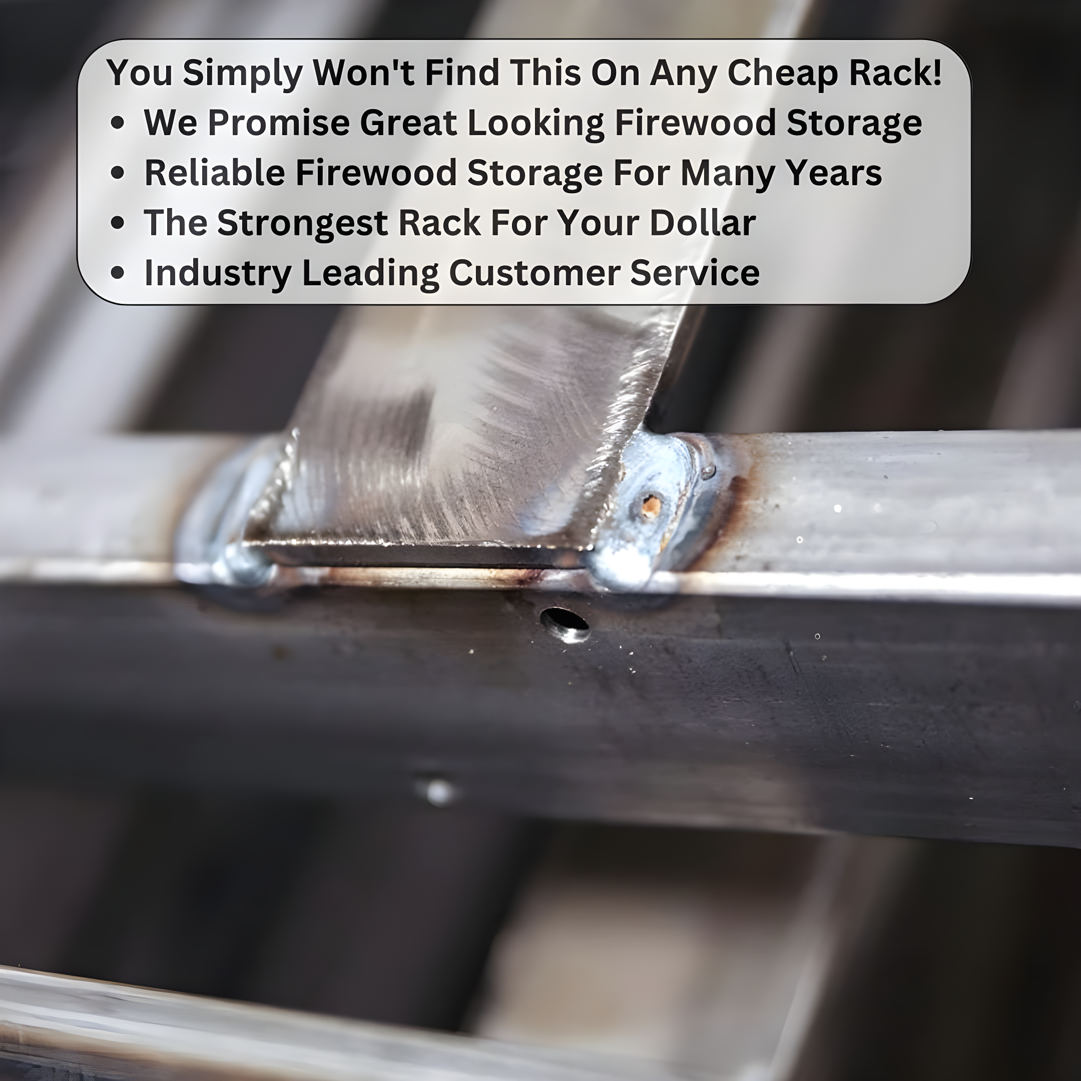 Woodhaven Metal Log Rack