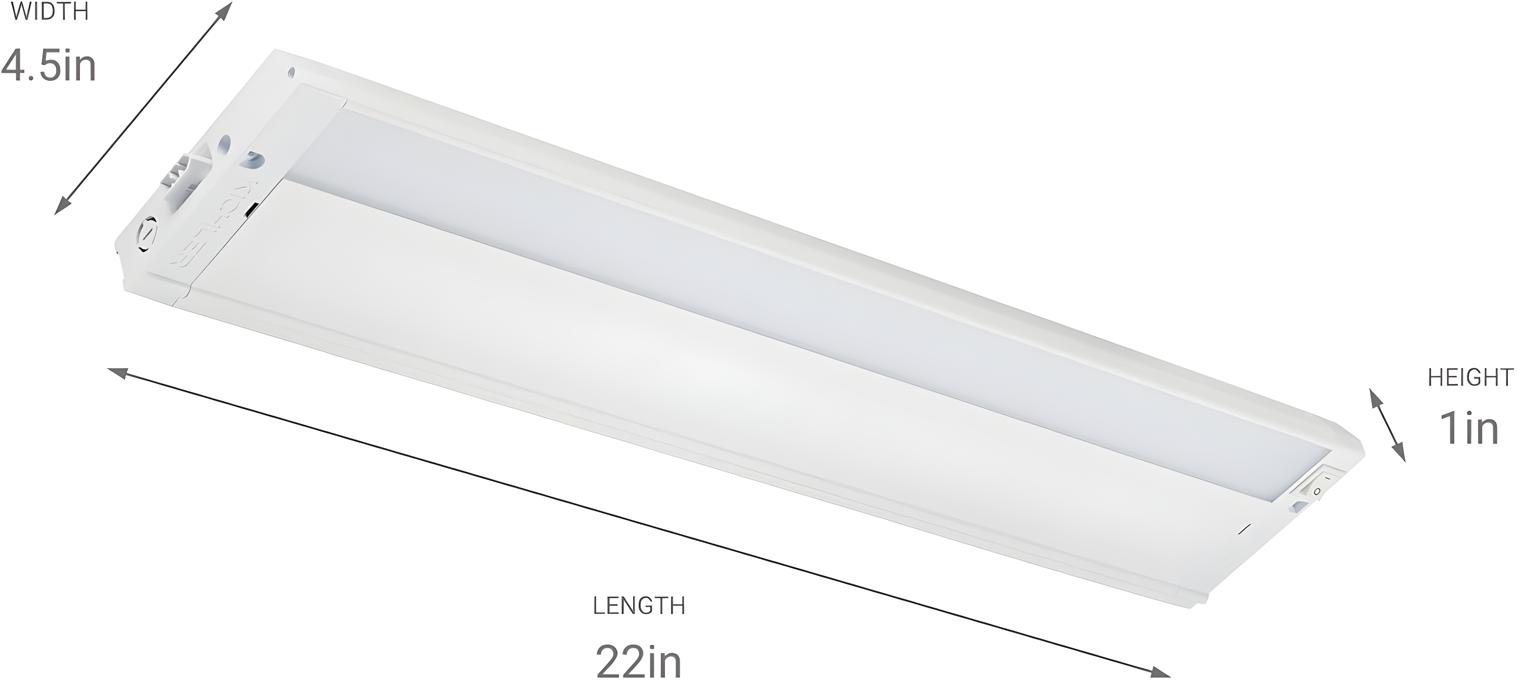 Kichler Lighting 4U30K22WHT 4U Series LED Under Cabinet