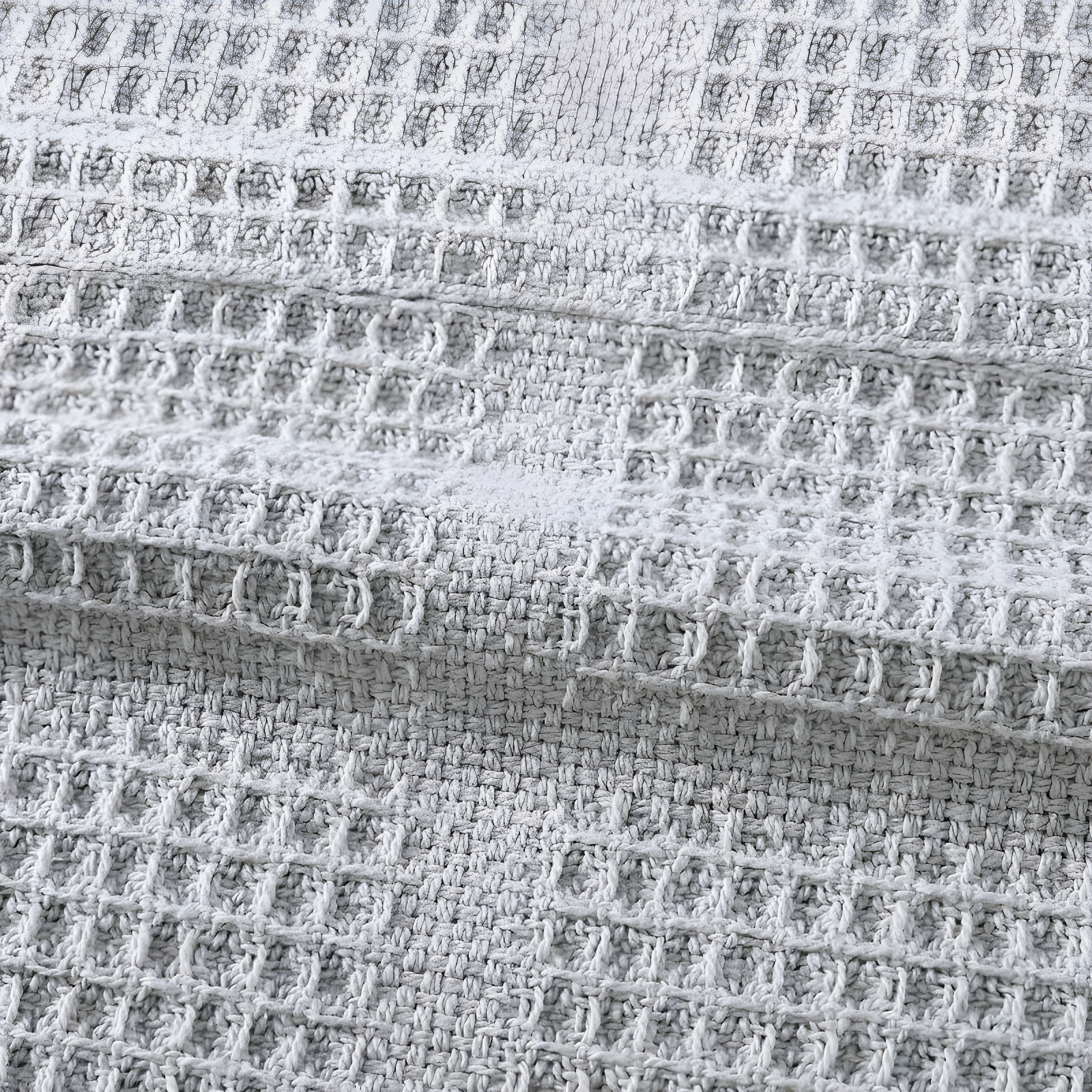 Kenneth Cole Kenneth Cole Waffle Grid Solid Cotton Blanket
