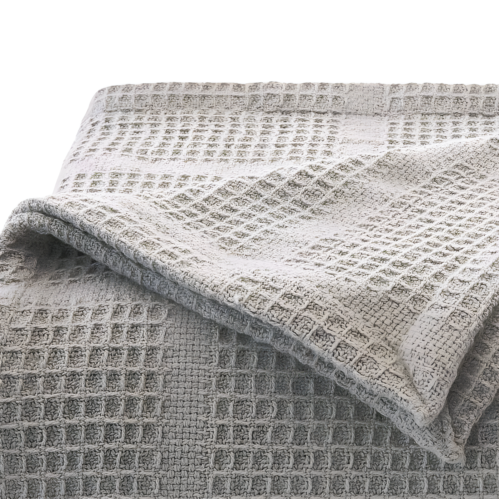 Kenneth Cole Kenneth Cole Waffle Grid Solid Cotton Blanket