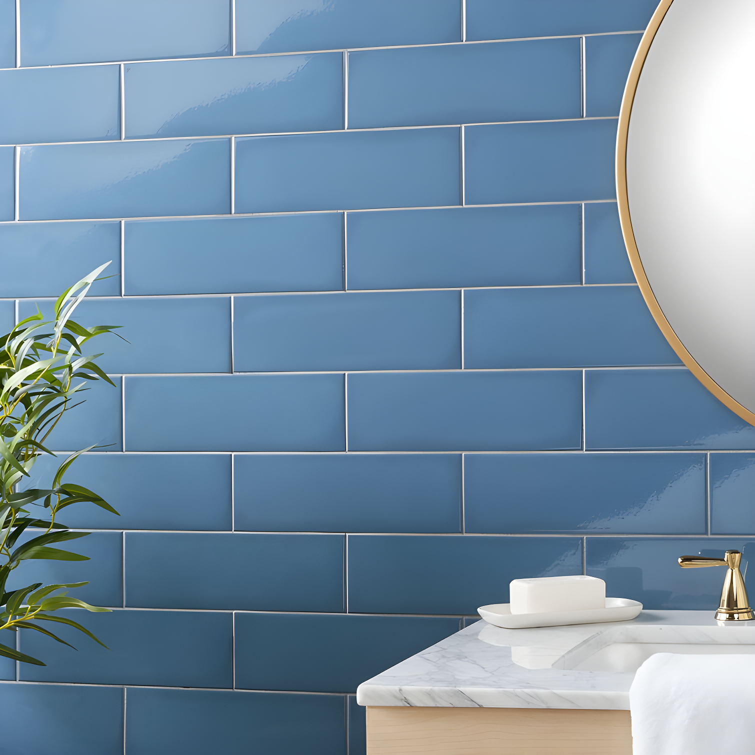 Remington 3.93 in. x 11.81 in. Polished Porcelain Subway Wall Tile (13.55 Sq. Ft. / Case)