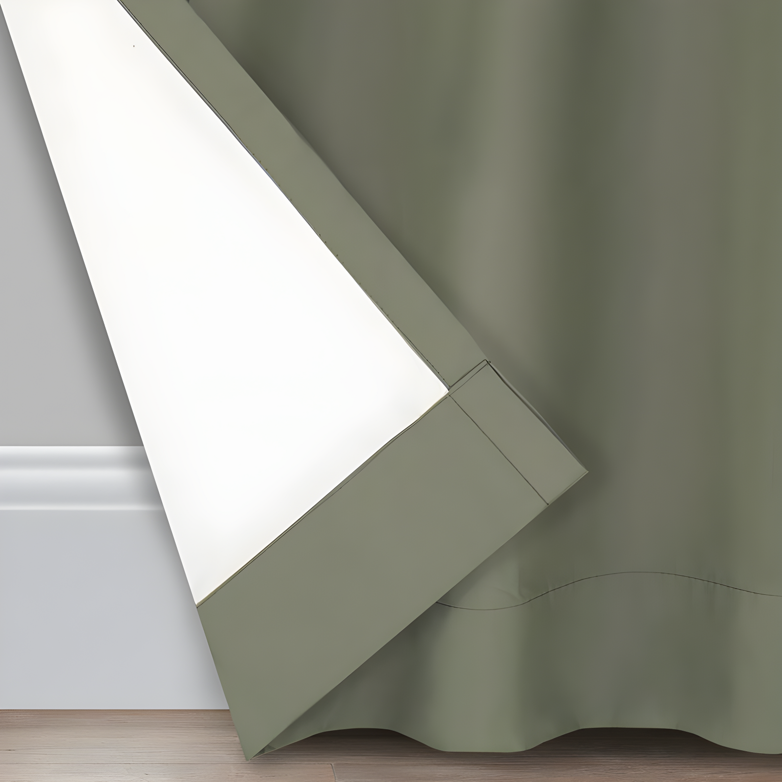Eclipse Microfiber Blackout Grommet Curtains, Solid Thermaback Window Curtains