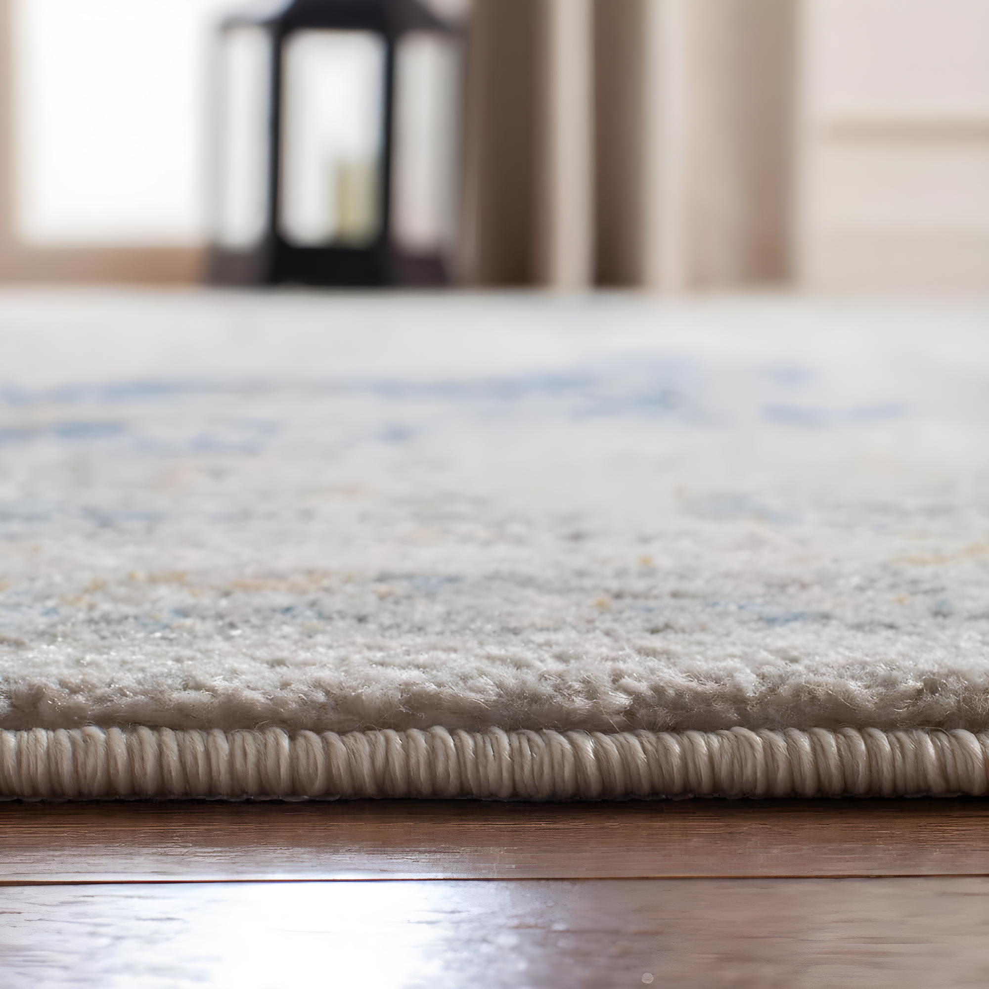 Evoke EVK220 Power Loomed Area Rug - Ivory/Blue - 8'9"x11'9" - Safavieh.