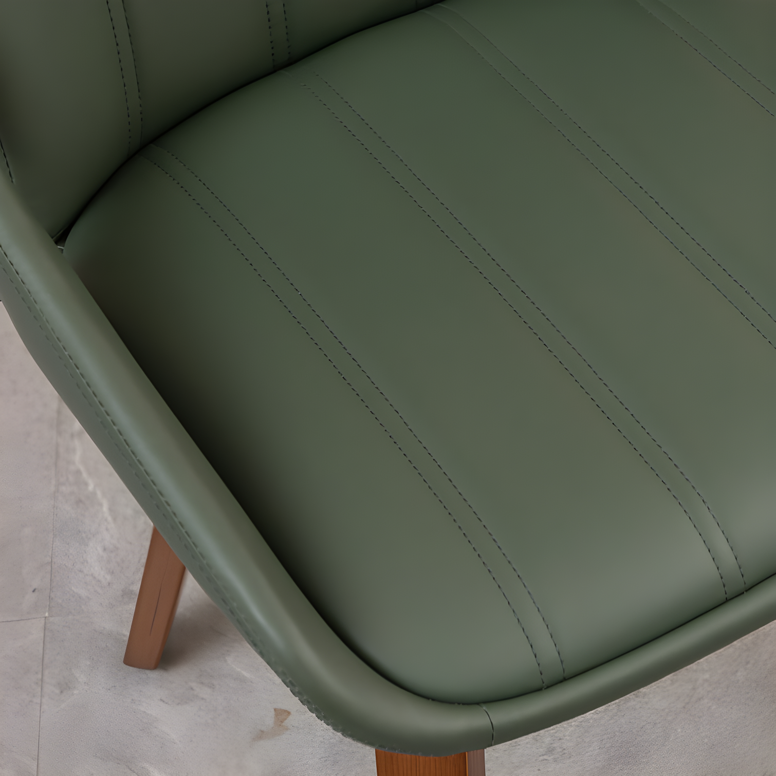 Modern Upholstered Faux Leather Dining Chairs