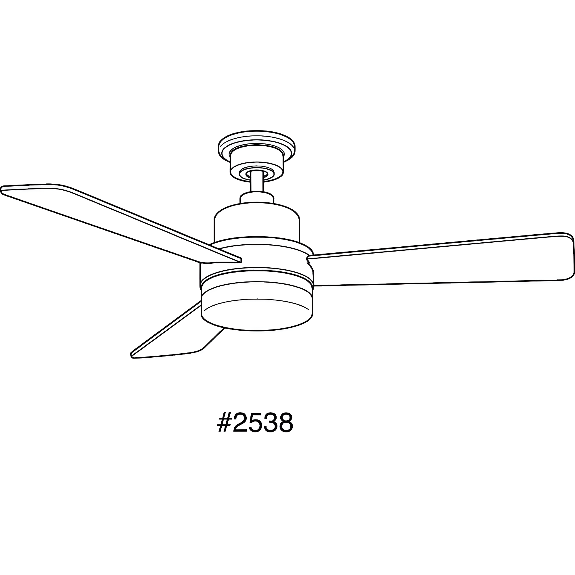 Brushed Nickel 52" LED Ceiling Fan with Reversible Blades