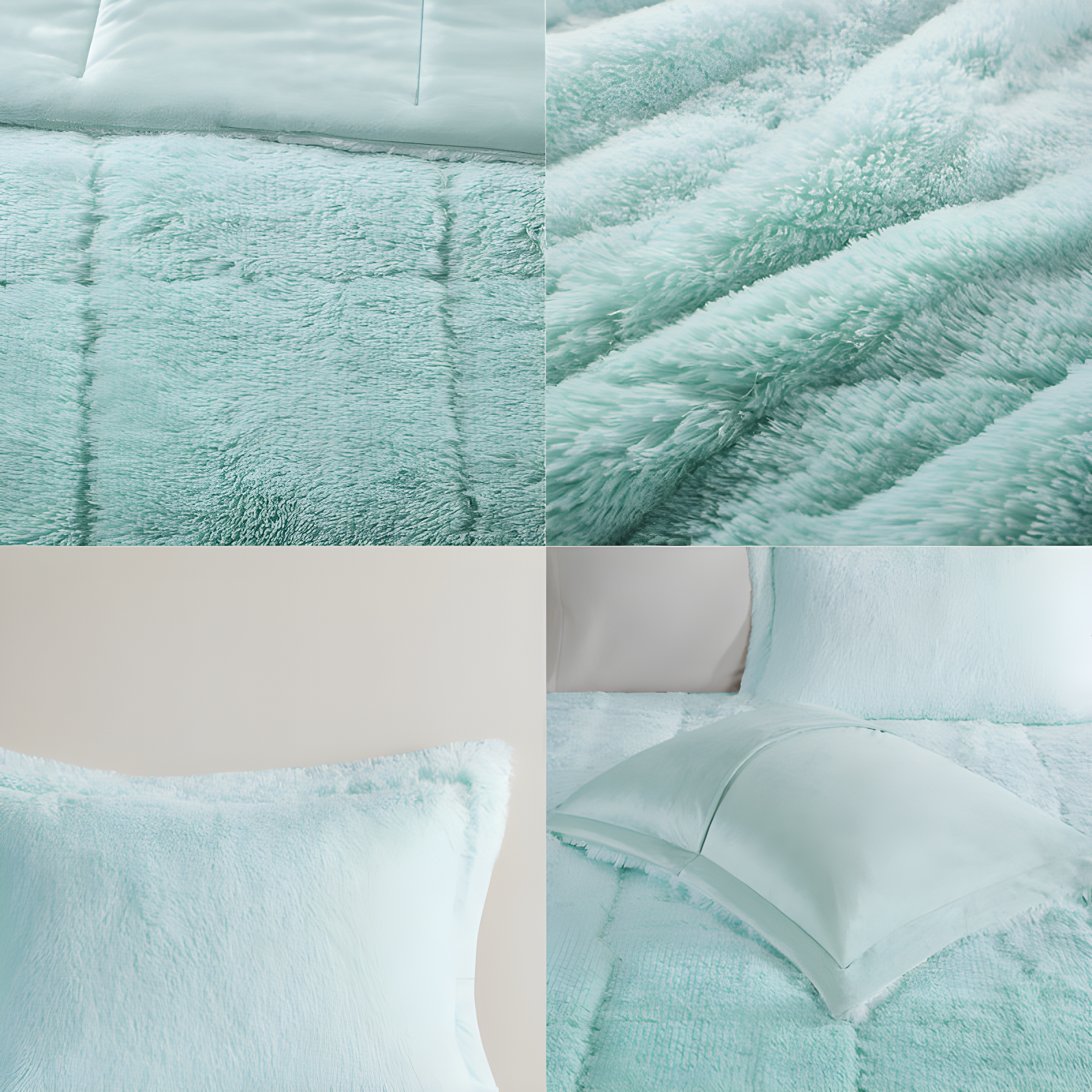 Intelligent Design Brielle Malea Shaggy Faux Fur Comforter Mini Set