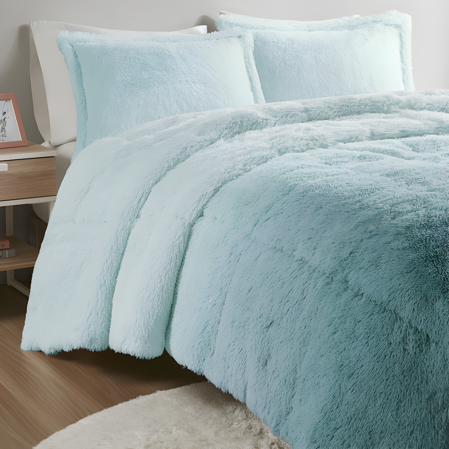 Intelligent Design Brielle Malea Shaggy Faux Fur Comforter Mini Set