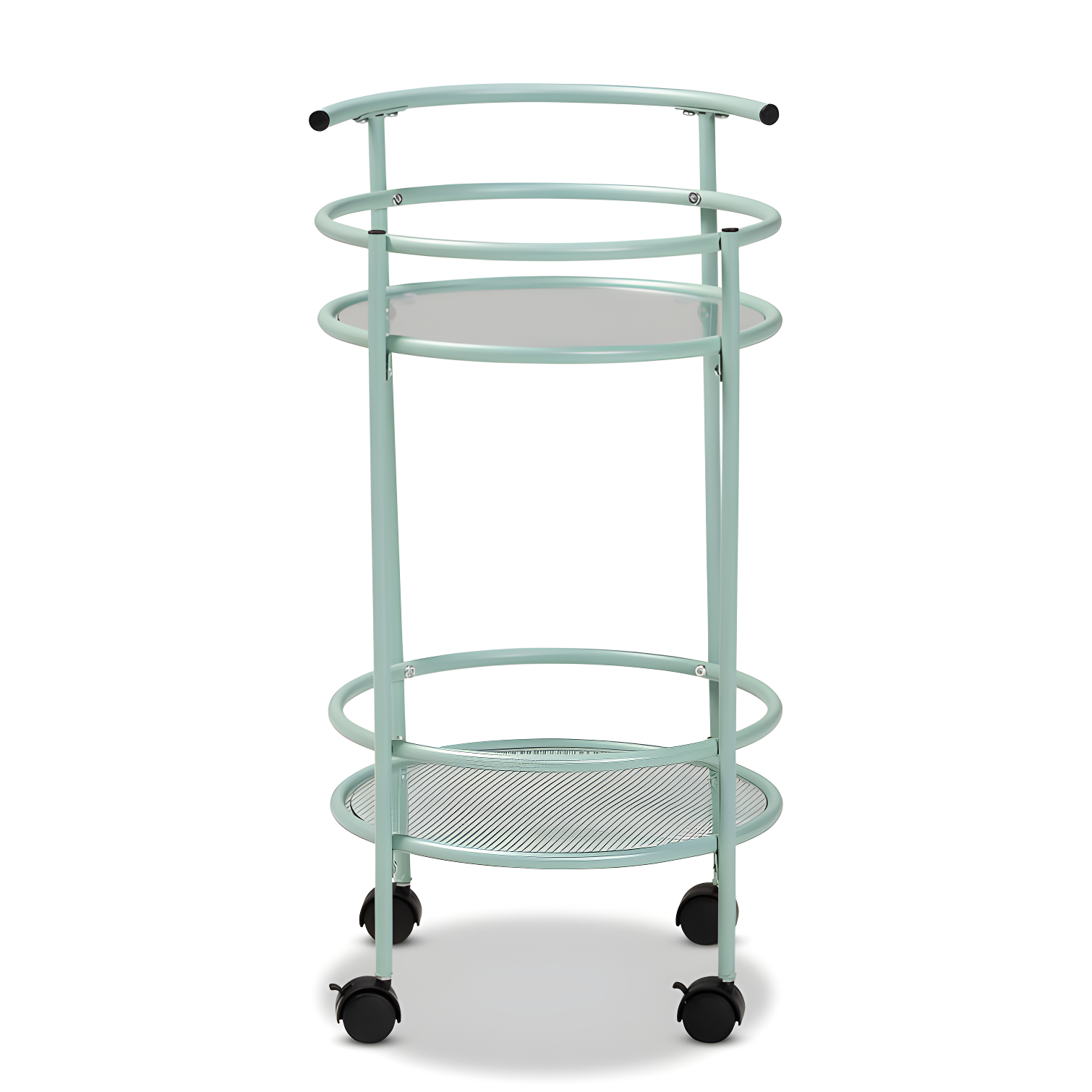 Ebern Designs Yaslynn Metal Bar Cart