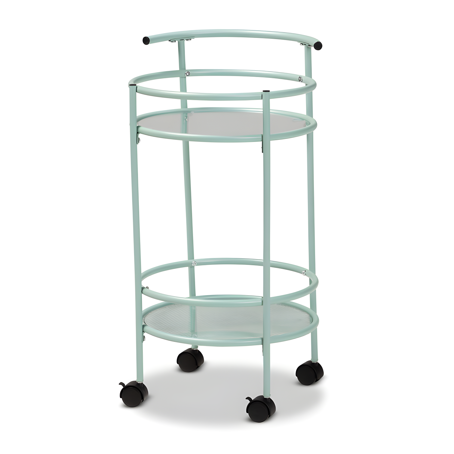 Ebern Designs Yaslynn Metal Bar Cart