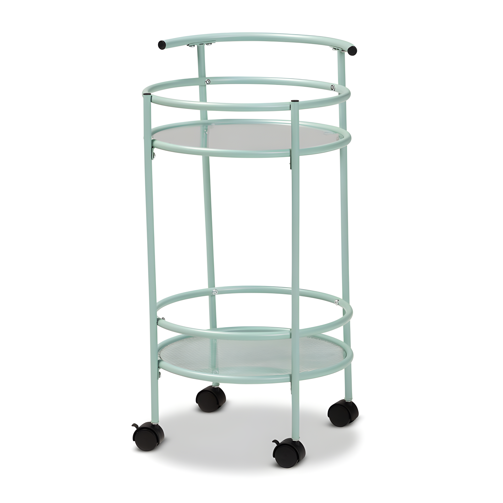 Ebern Designs Yaslynn Metal Bar Cart