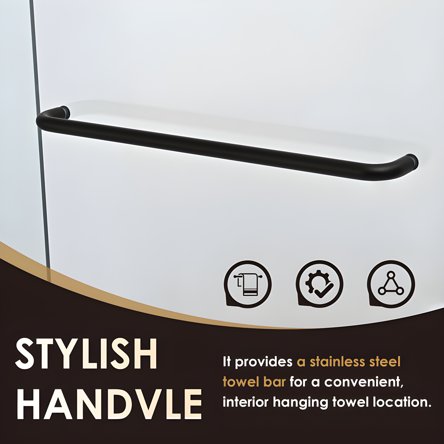 Ennis 60" W x 76" H By Pass Framed Shower Door with Clear Glass