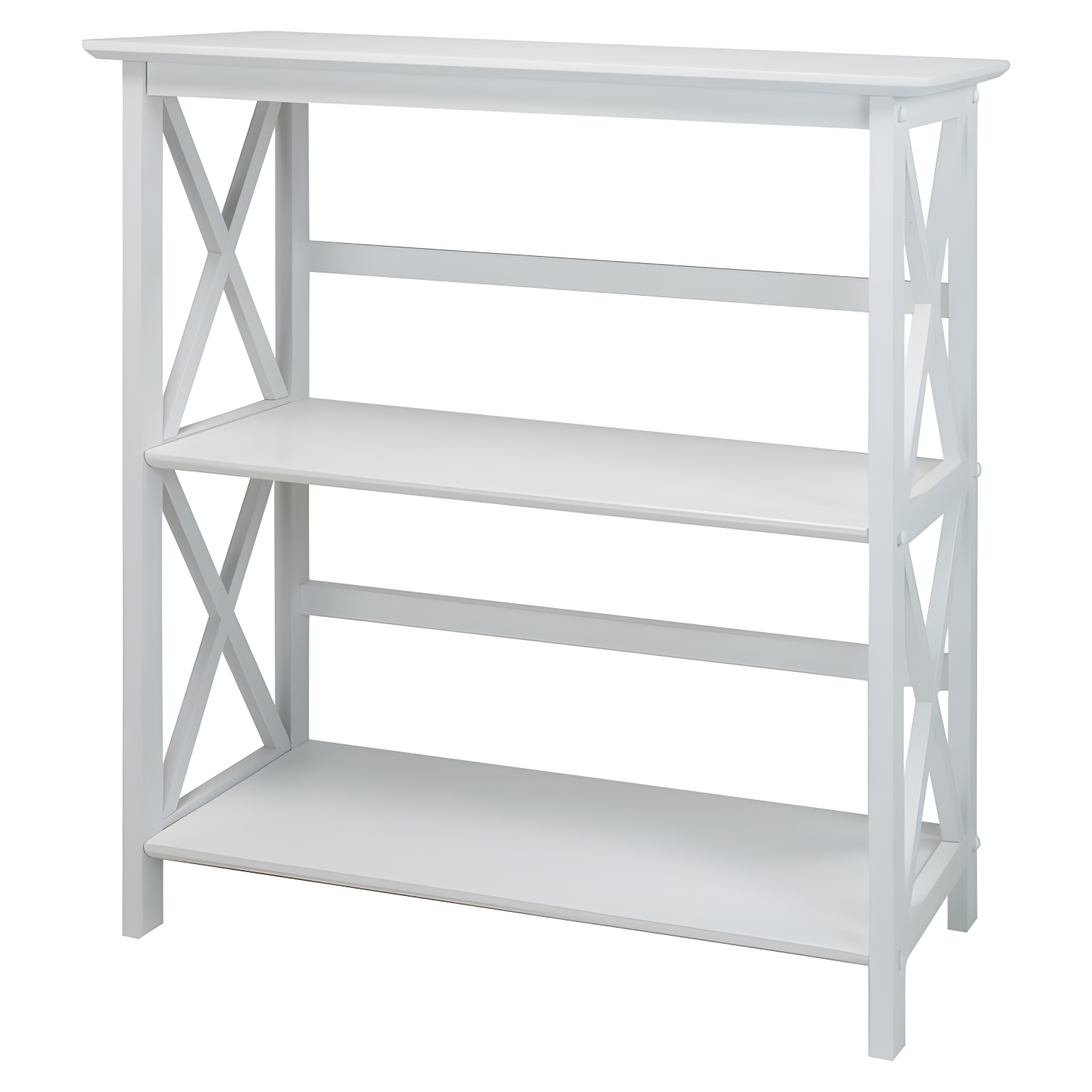Ebern Designs Solid Wood Etagere Bookcase