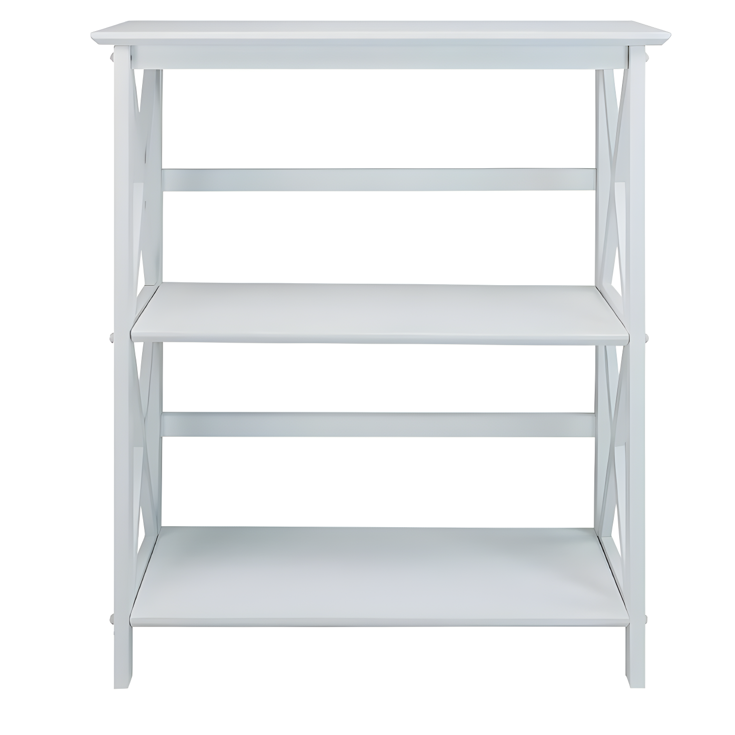 Ebern Designs Solid Wood Etagere Bookcase