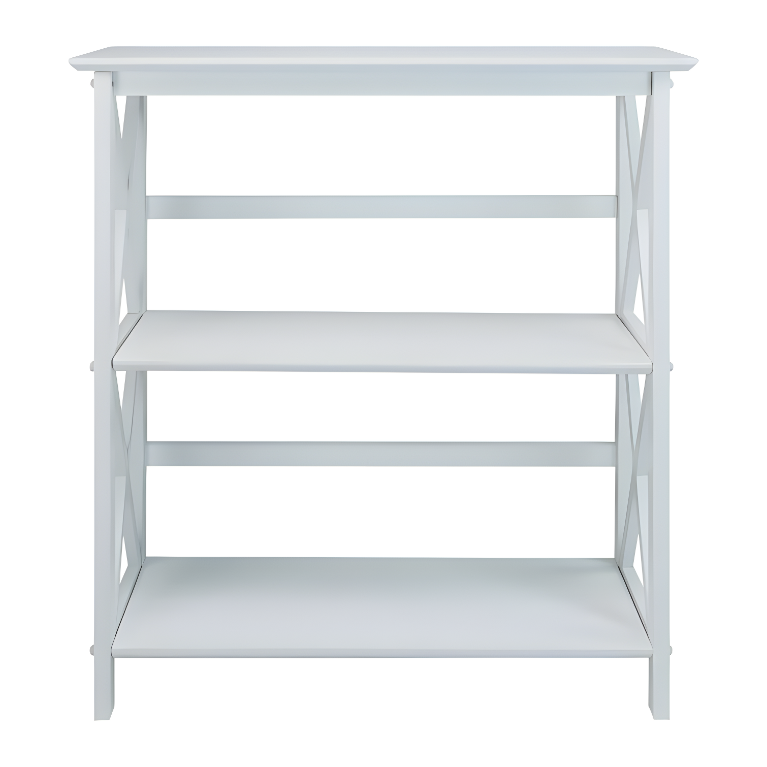 Ebern Designs Solid Wood Etagere Bookcase