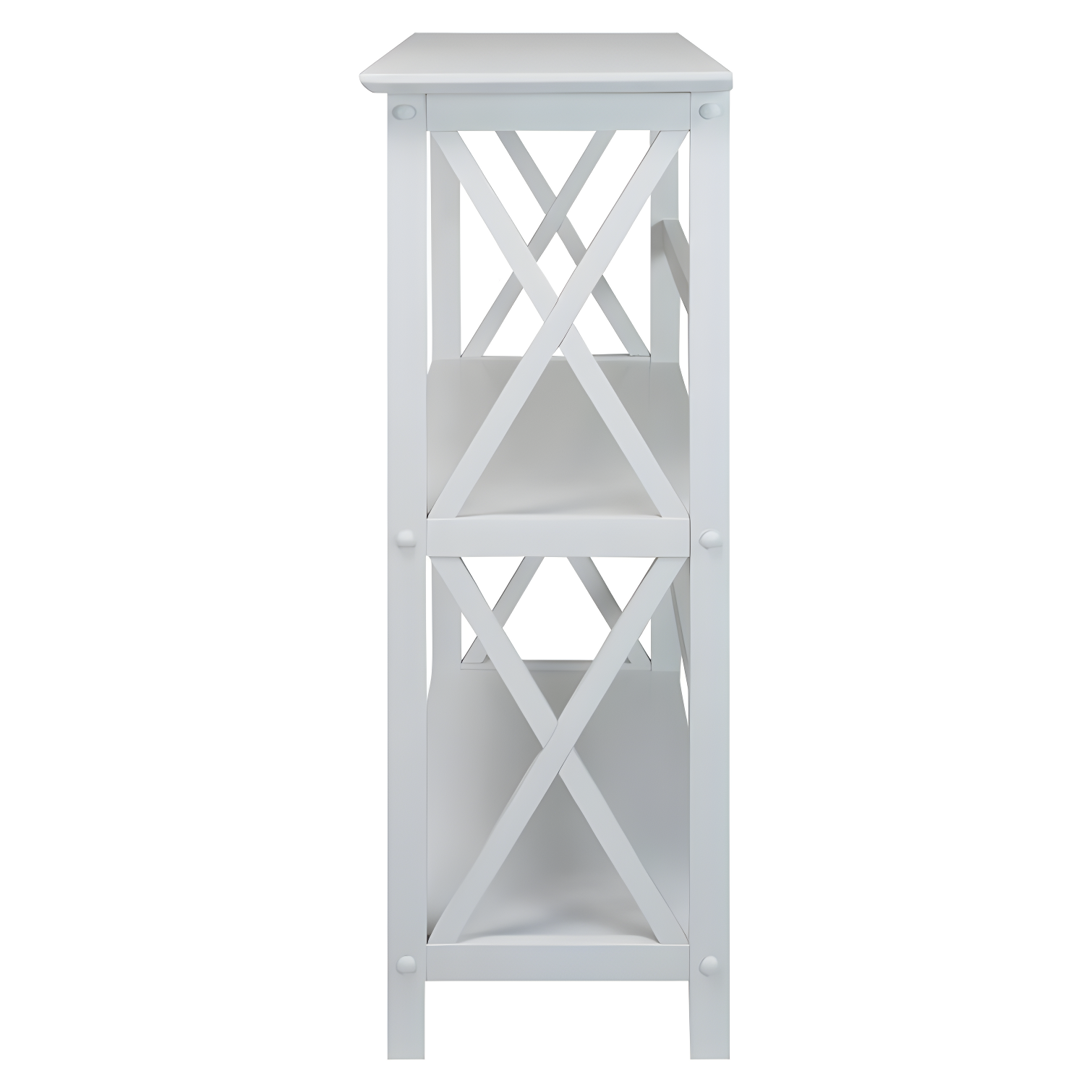 Ebern Designs Solid Wood Etagere Bookcase