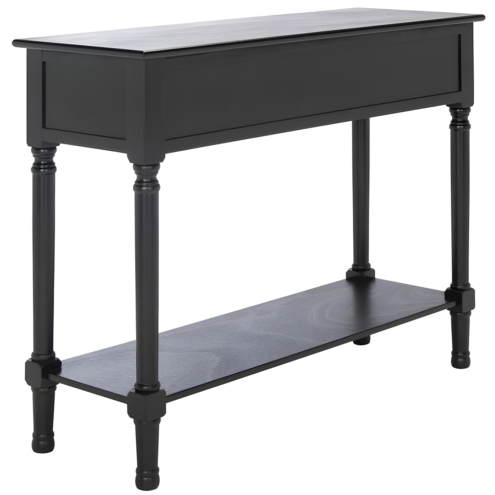 Landers 2 Drawer Console Table - CNS5710B - Black - Safavieh