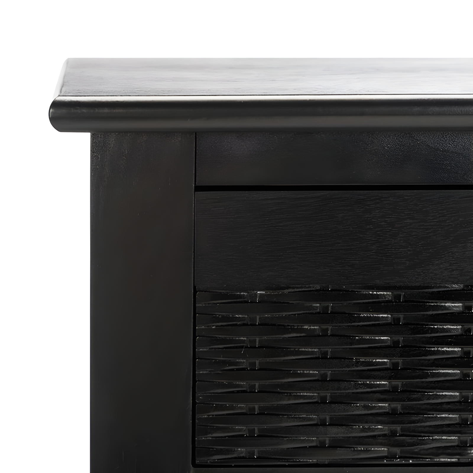 Landers 2 Drawer Console Table - CNS5710B - Black - Safavieh