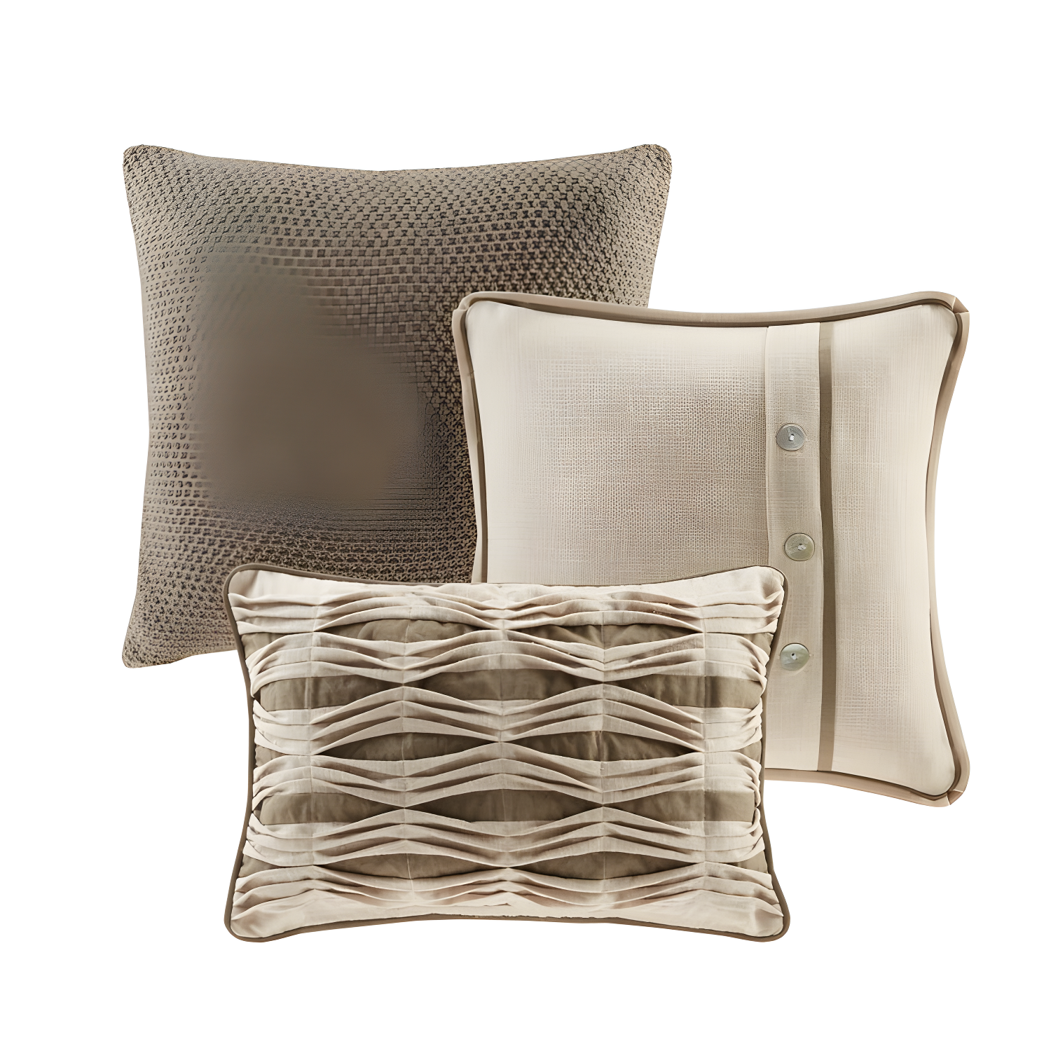 Madison Park Signature Shades of Grey Textured Comforter Set