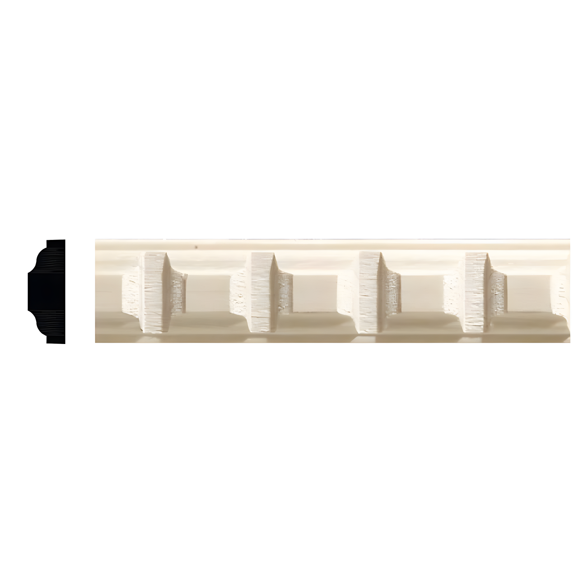 0.88'' H x 96'' W x 0.32'' D Wood Chair Rail