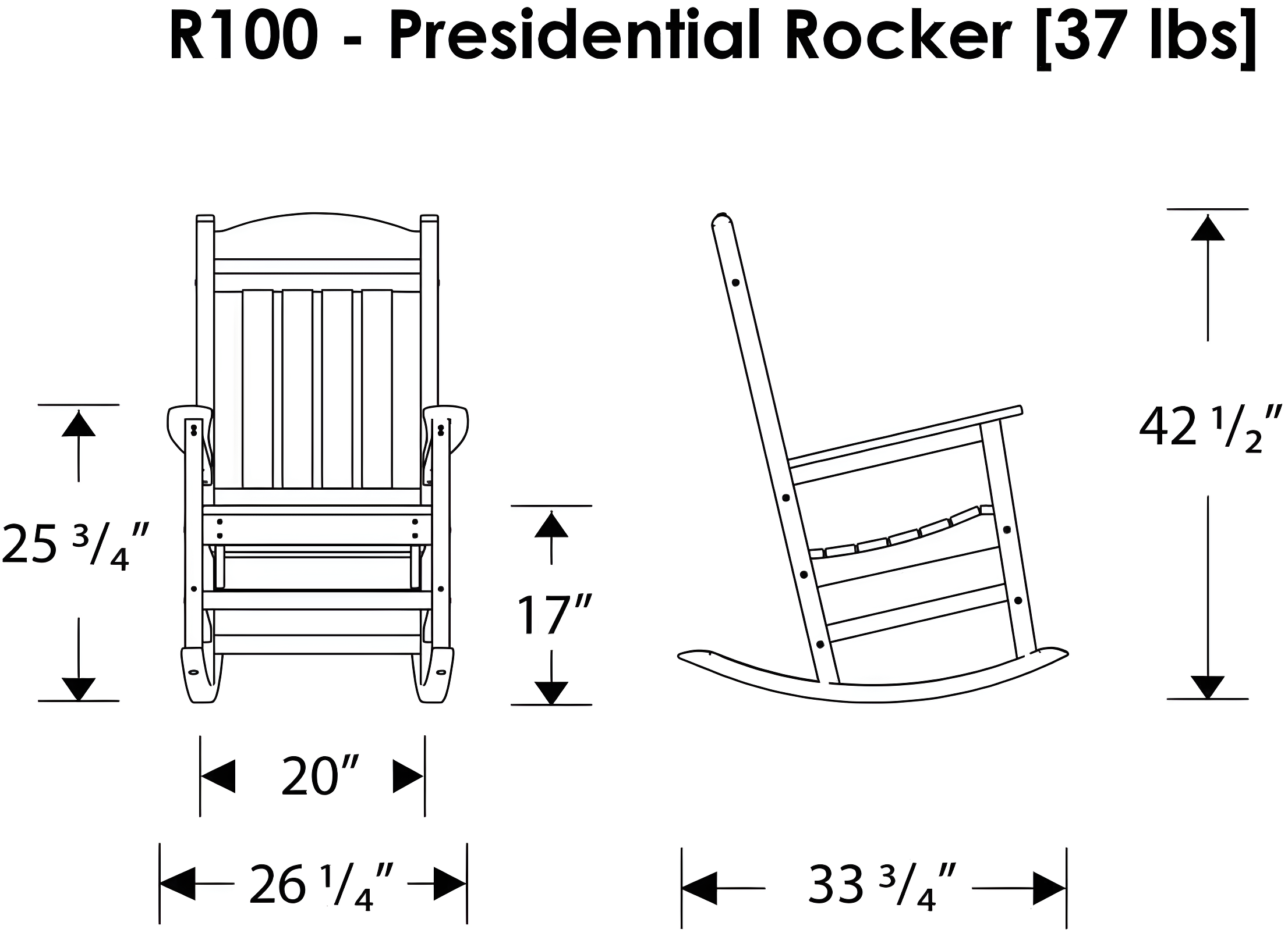 Presidential Rocking Chair