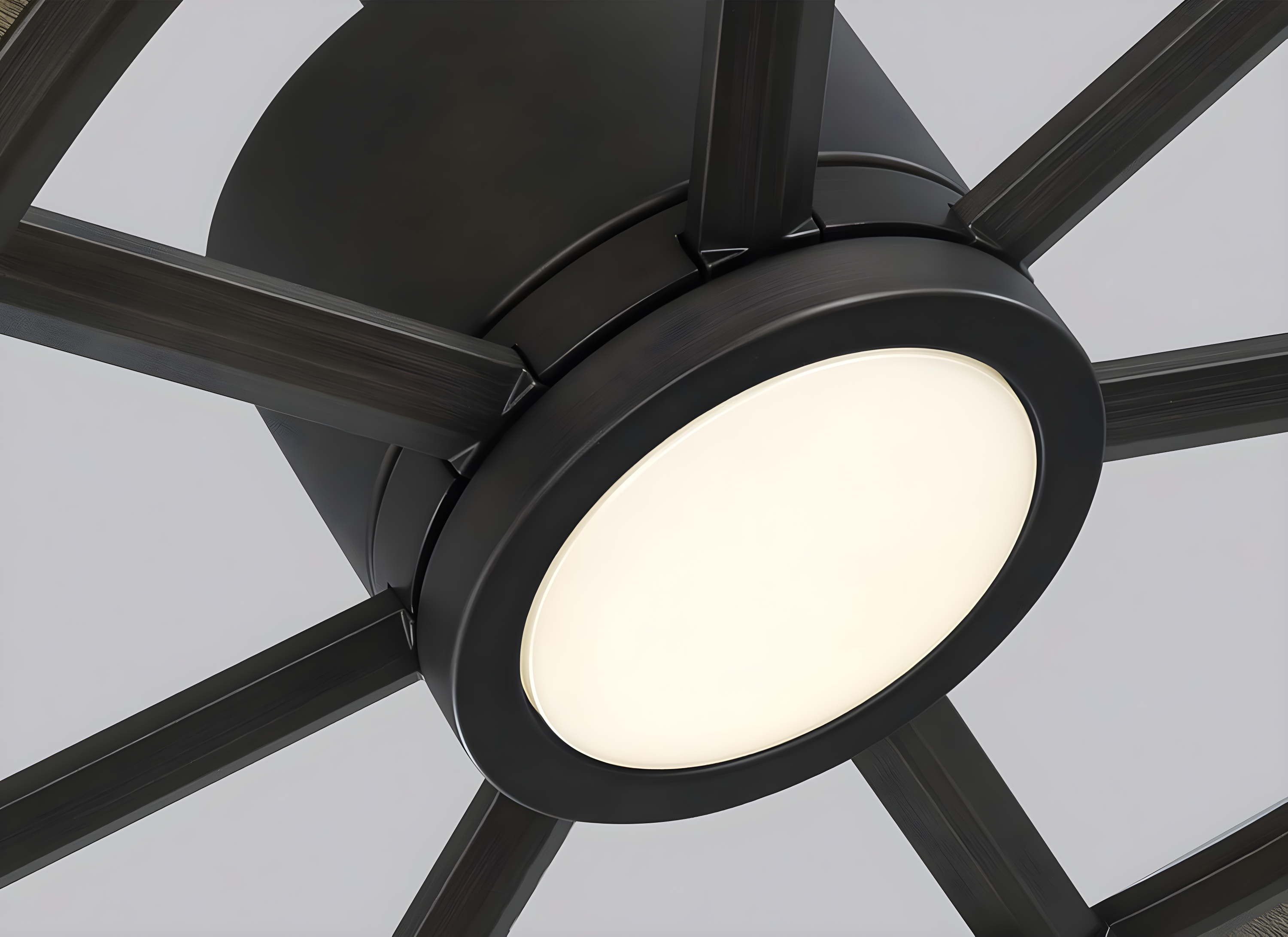 Monte Carlo Prairie Prairie 62" 14 Blade Indoor / Outdoor Dc Ceiling Fan - Grey