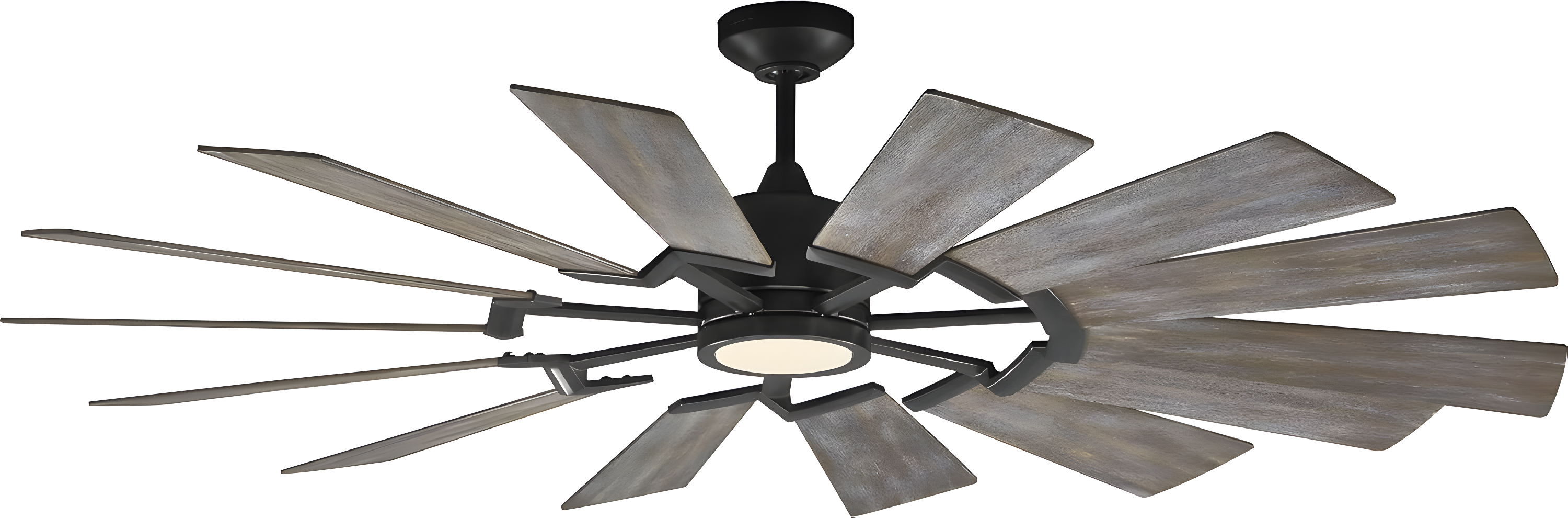 Monte Carlo Prairie Prairie 62" 14 Blade Indoor / Outdoor Dc Ceiling Fan - Grey