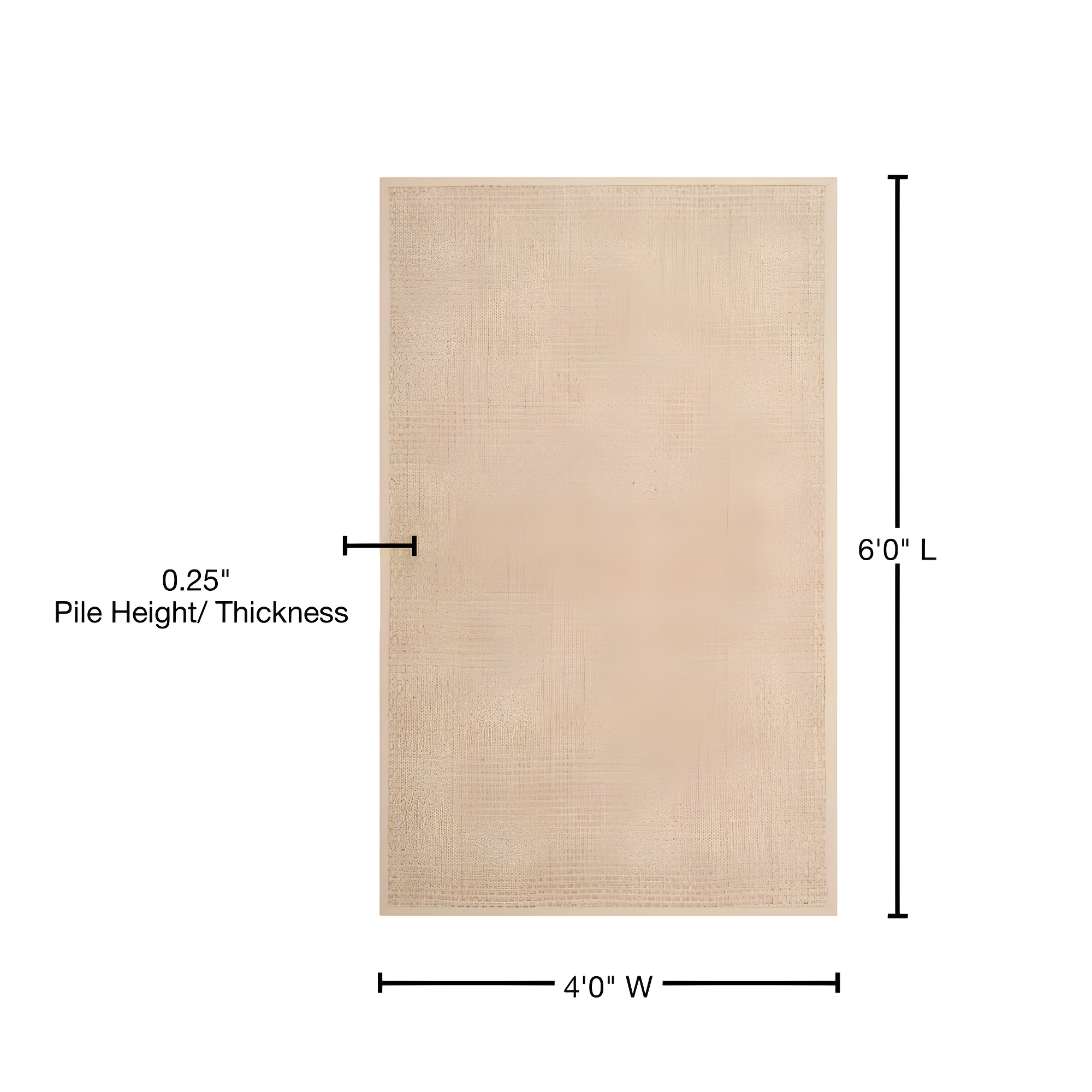 Natural Fiber NF114 Power Loomed Indoor Area Rug - Natural/Beige - 4'x6' - Safavieh.