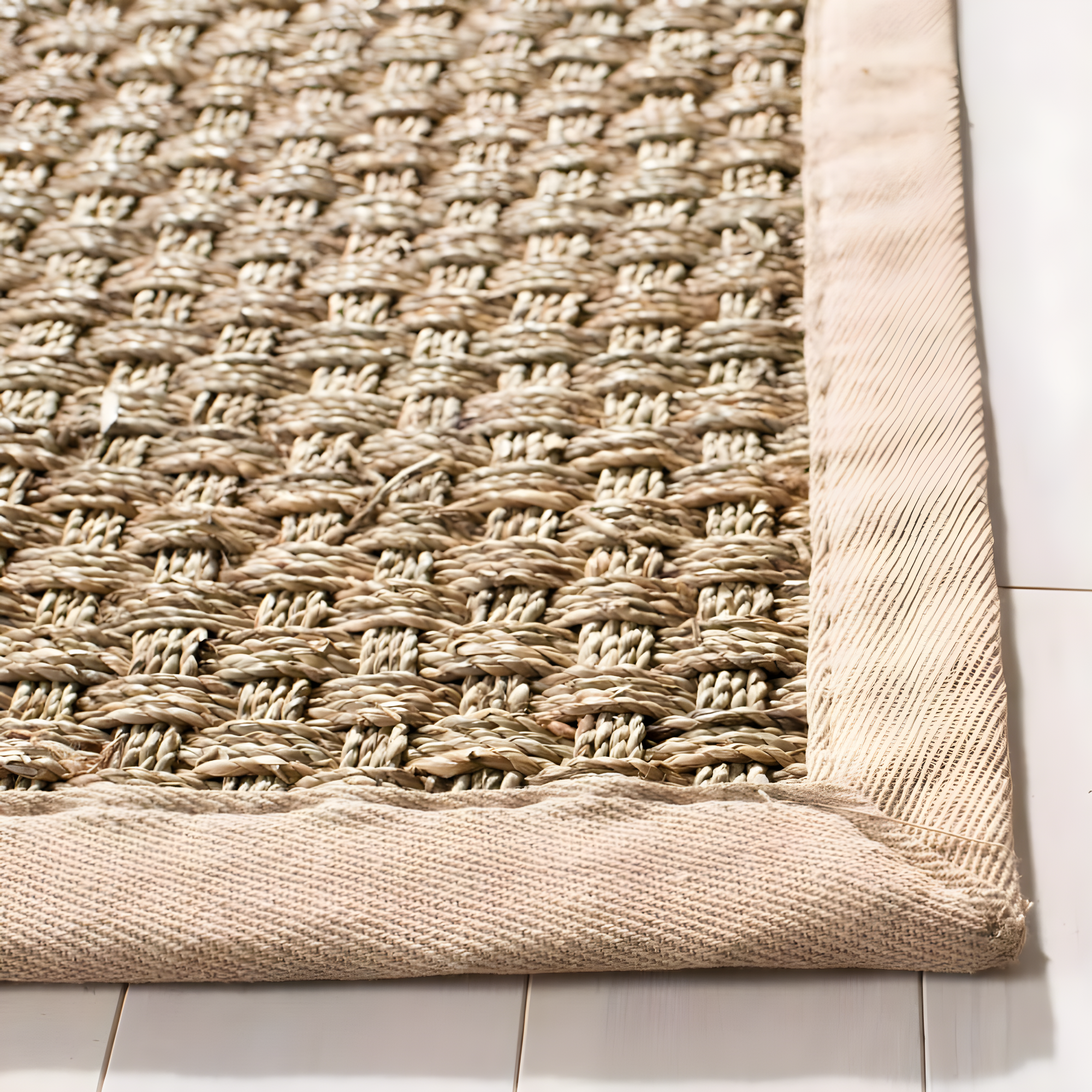 Natural Fiber NF114 Power Loomed Indoor Area Rug - Natural/Beige - 4'x6' - Safavieh.